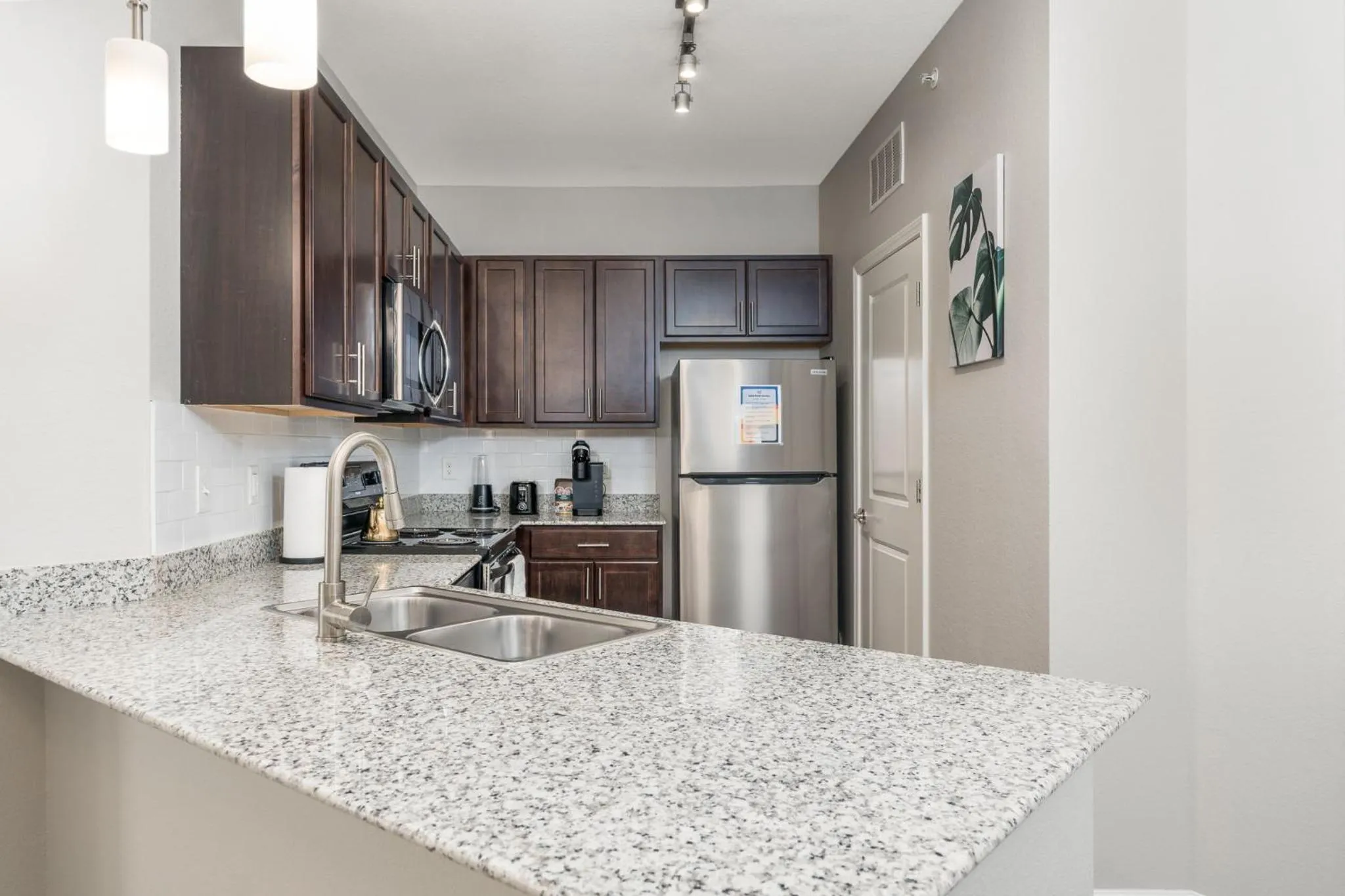 Kitchen or kitchenette in Charming 1-BD Retreat Tranquil Zionsville