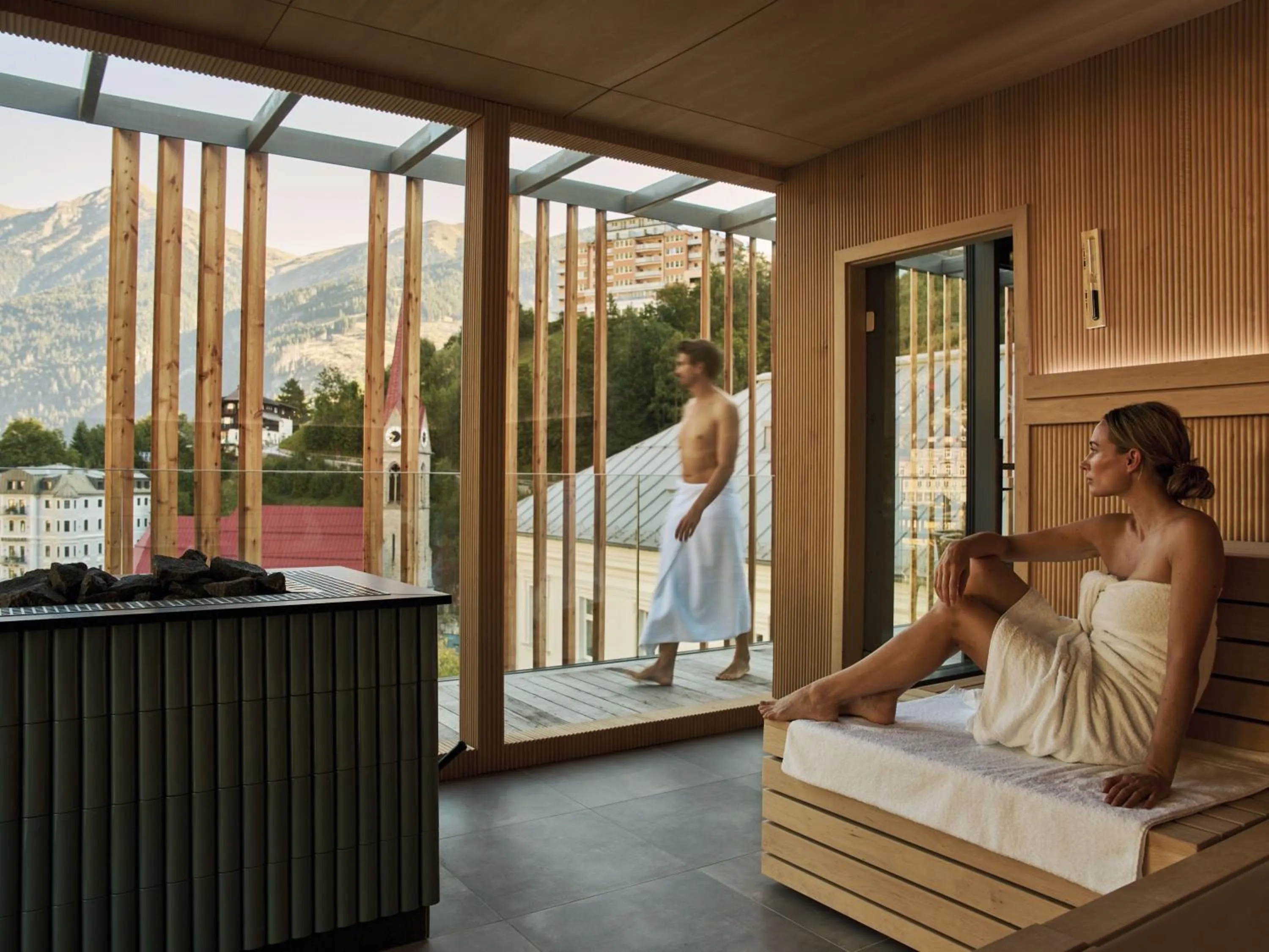 Spa and wellness centre/facilities in A-ROSA Straubinger Grand Hotel Bad Gastein - Adults Only