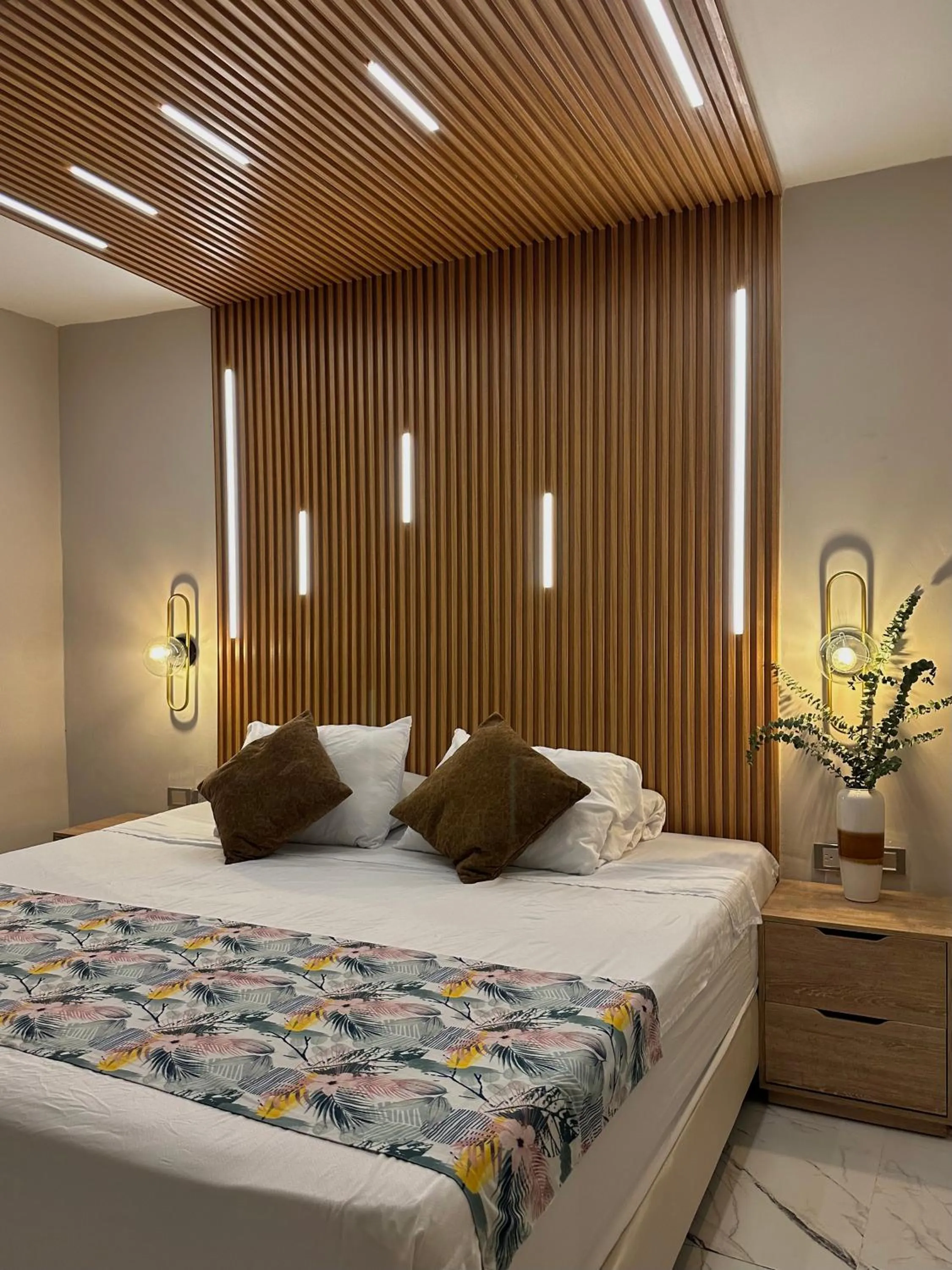 Bed in HOTEL BALI AT POBLADO