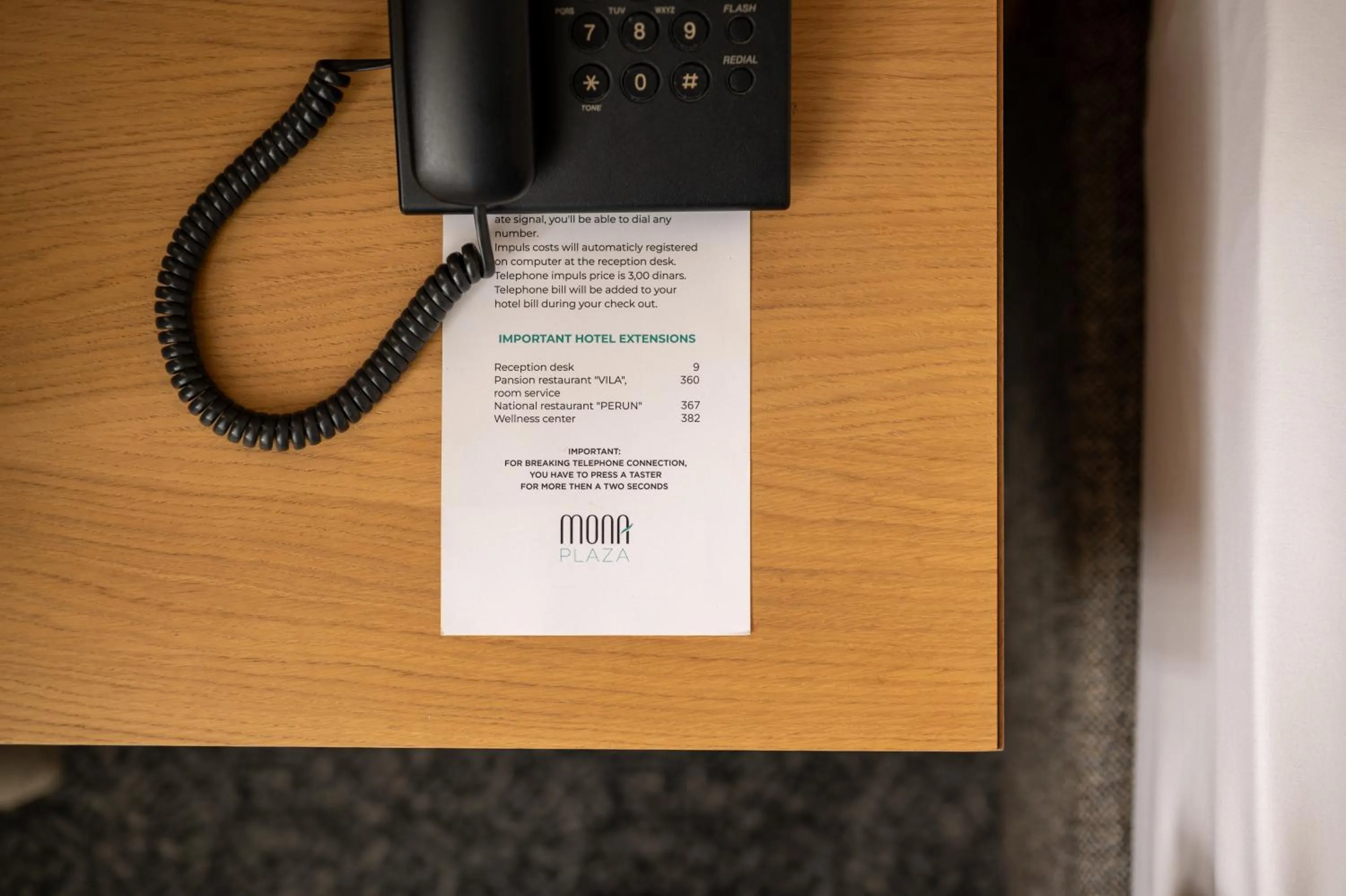 minibar in Mona Plaza Zlatibor