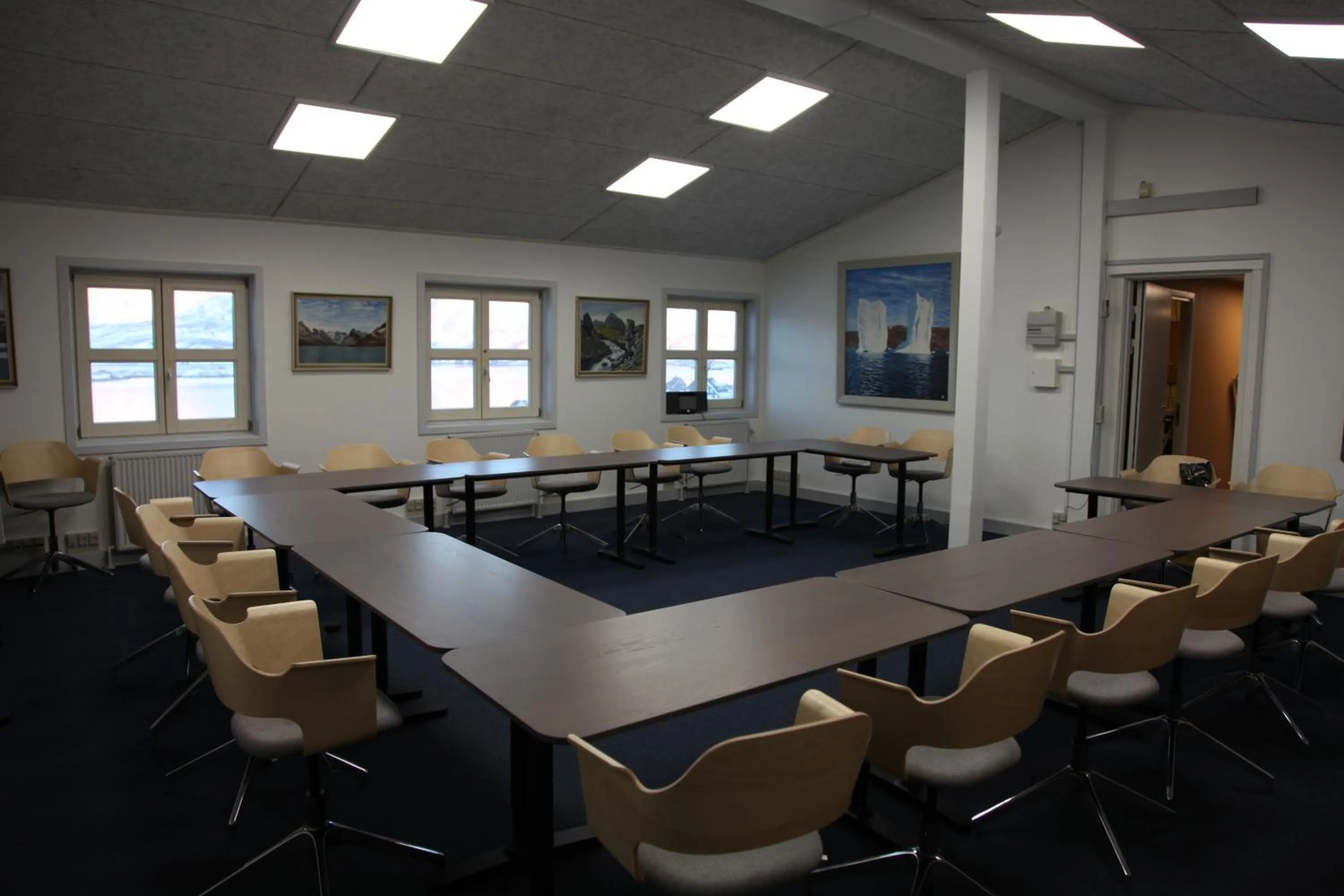 Meeting/conference room in Hotel Angmagssalik