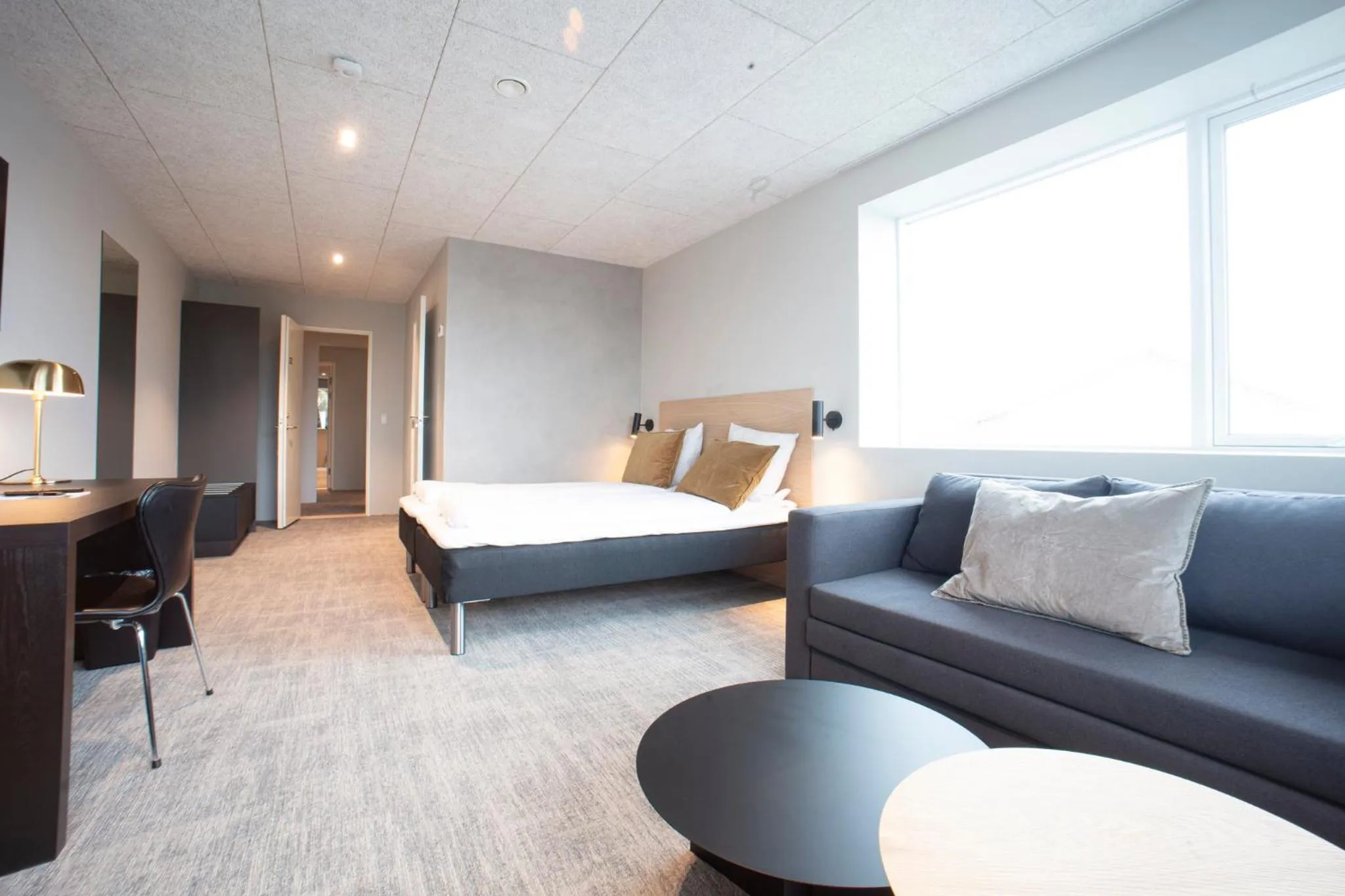 Bedroom, Bed in Hotel Djurhuus