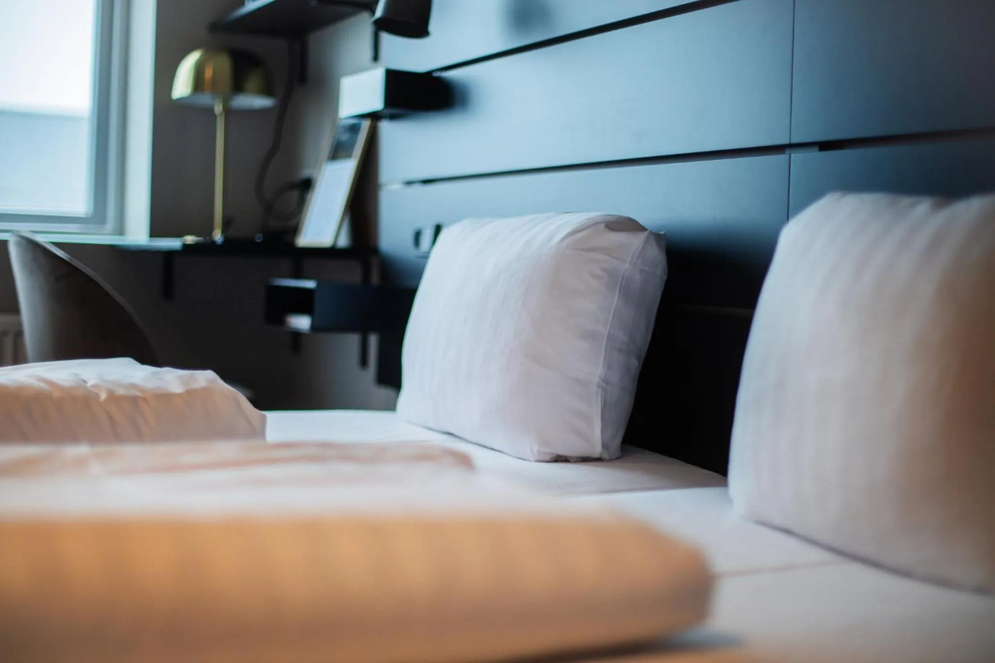 Bedroom, Bed in Hotel Djurhuus