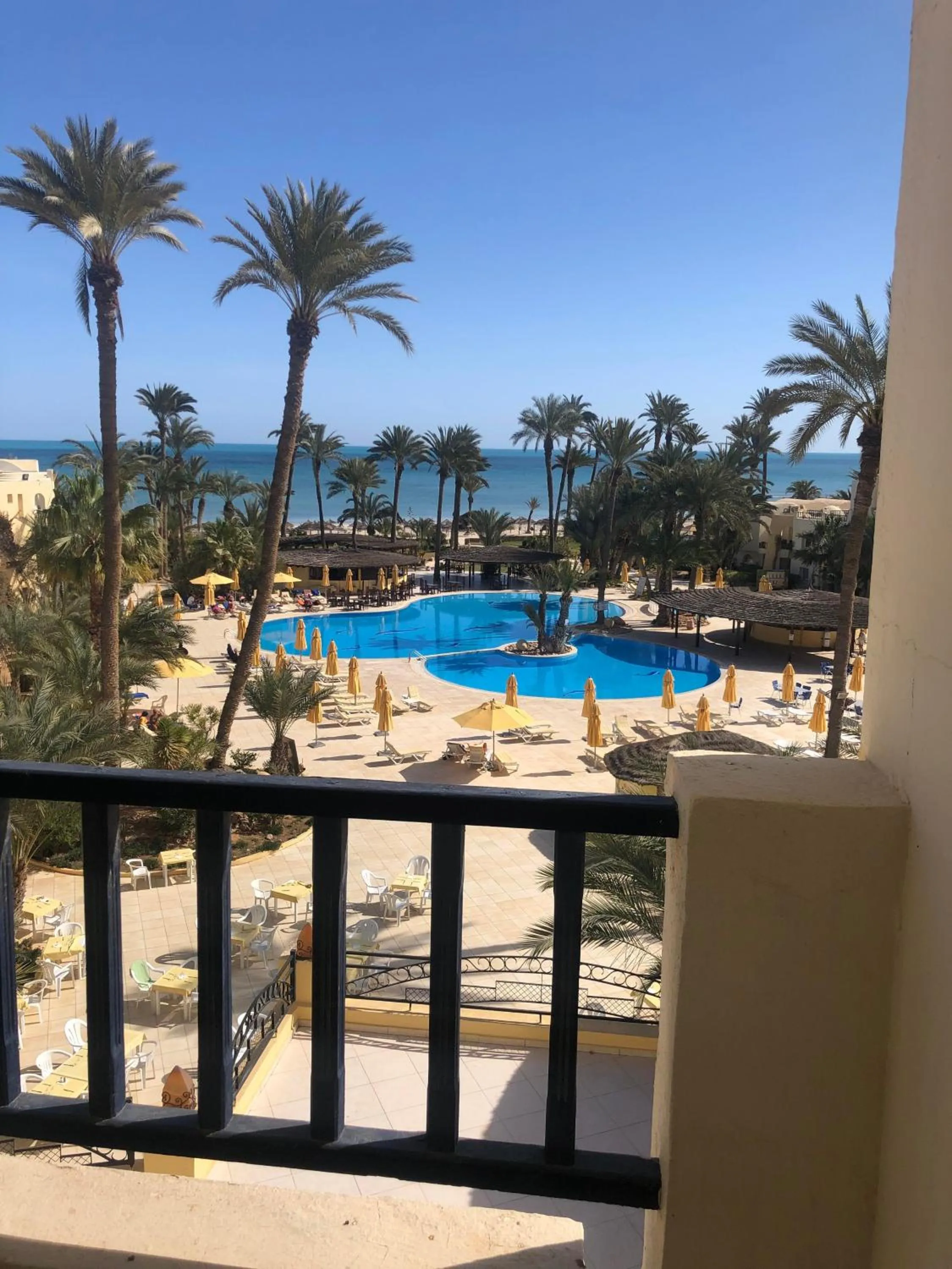 Pool view in Eden Star Resort