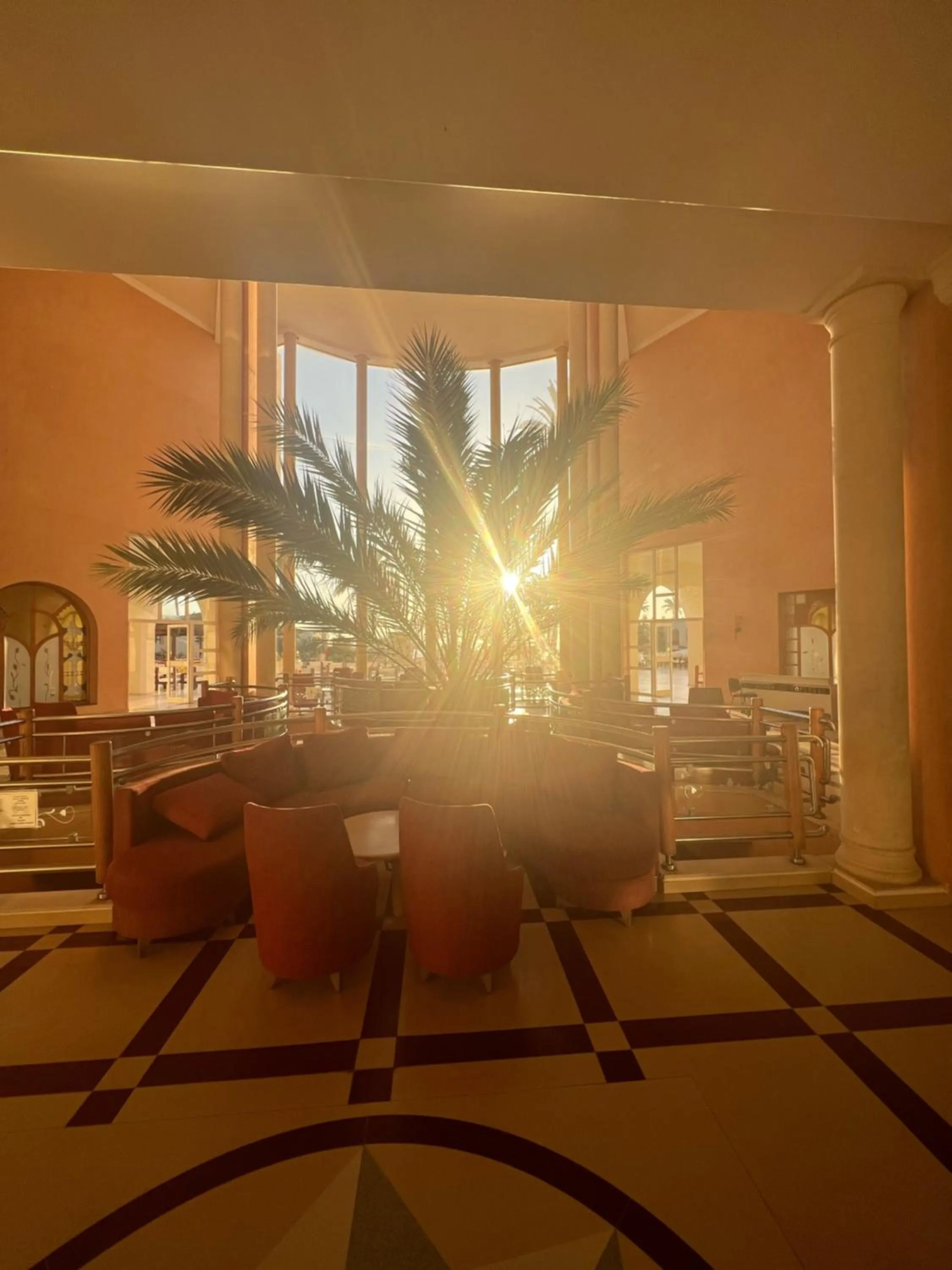 Seating area in Eden Star Resort