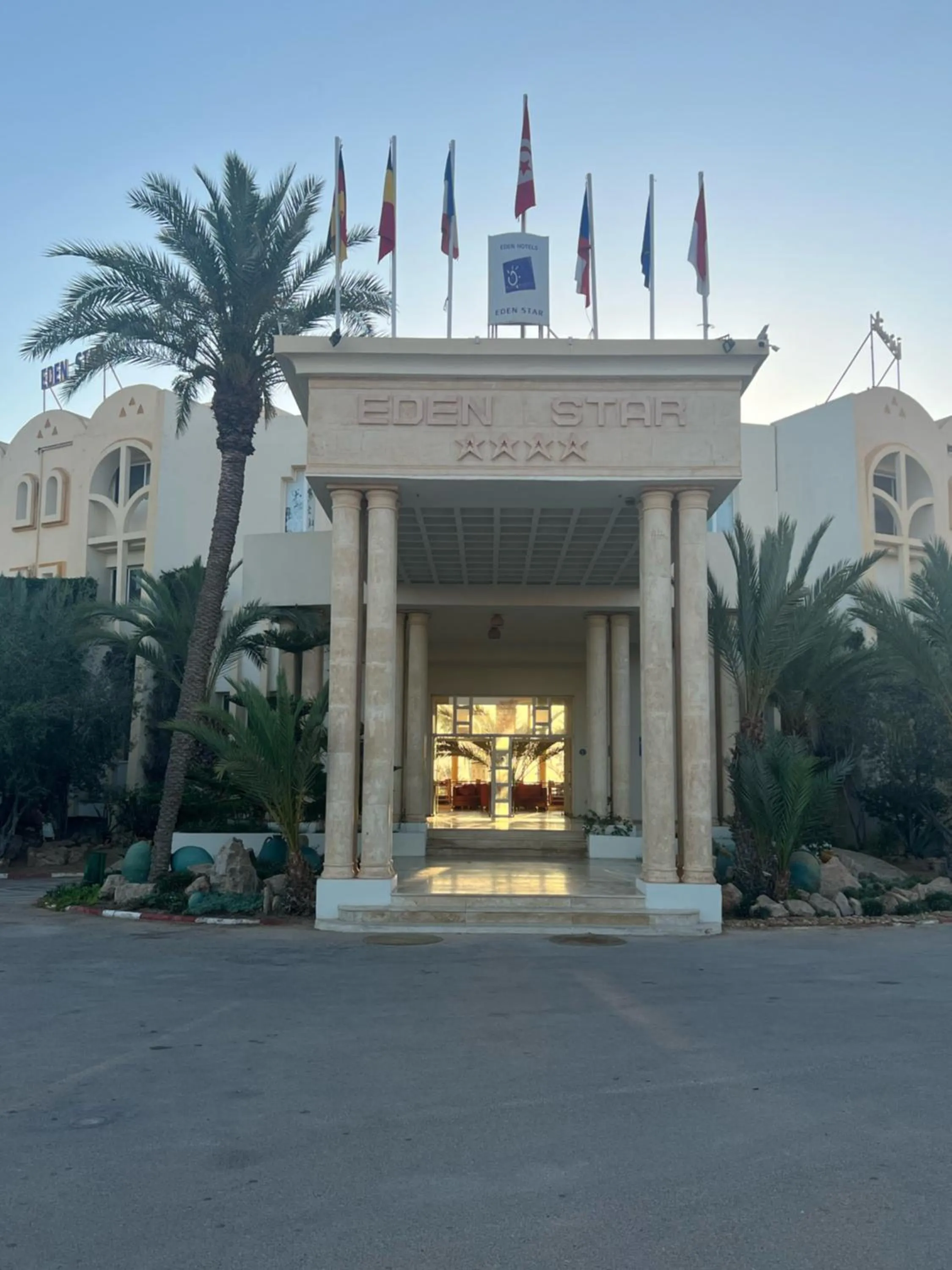 Facade/entrance in Eden Star Resort