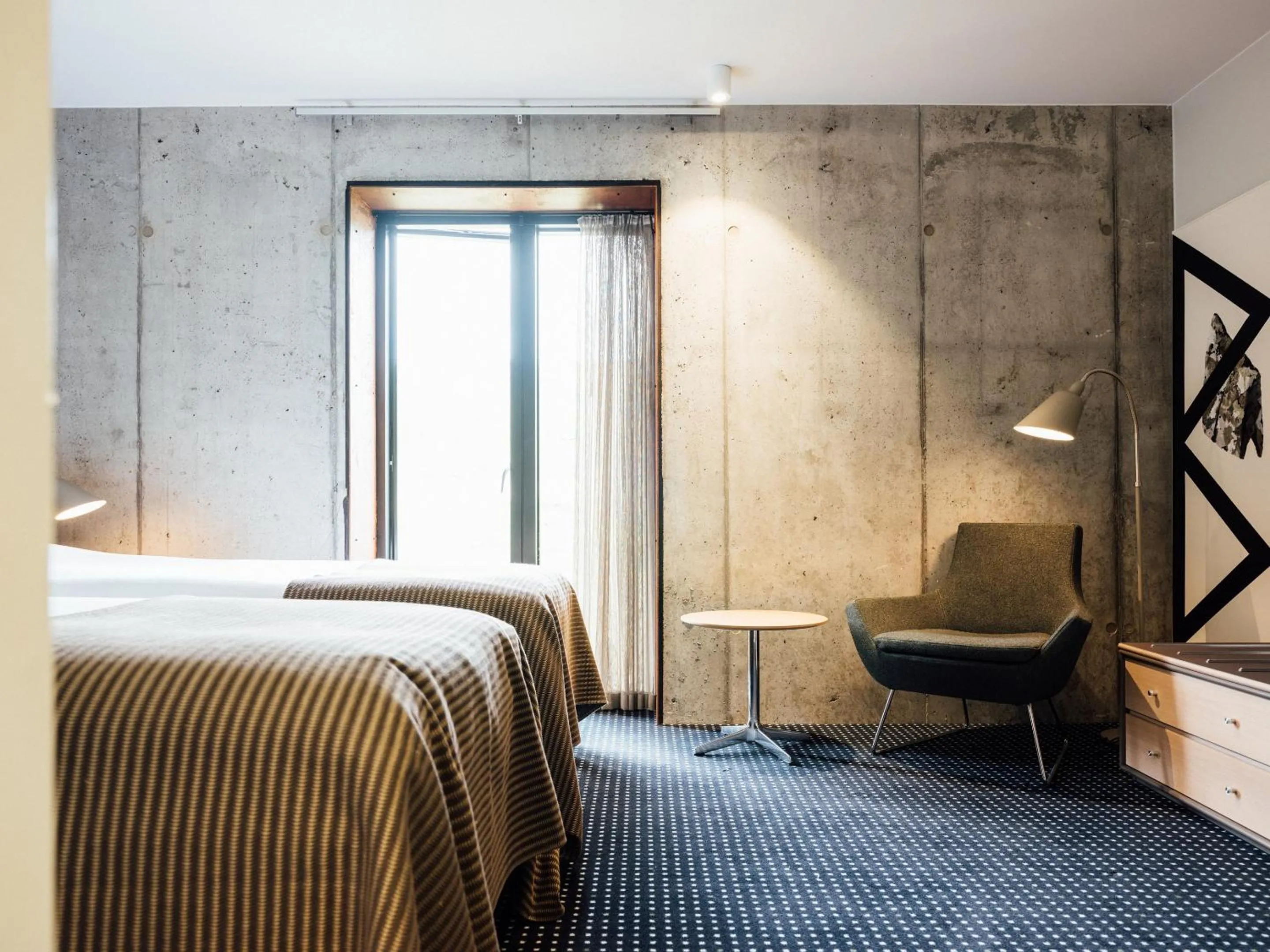 Photo of the whole room, Bed in Hotel Føroyar