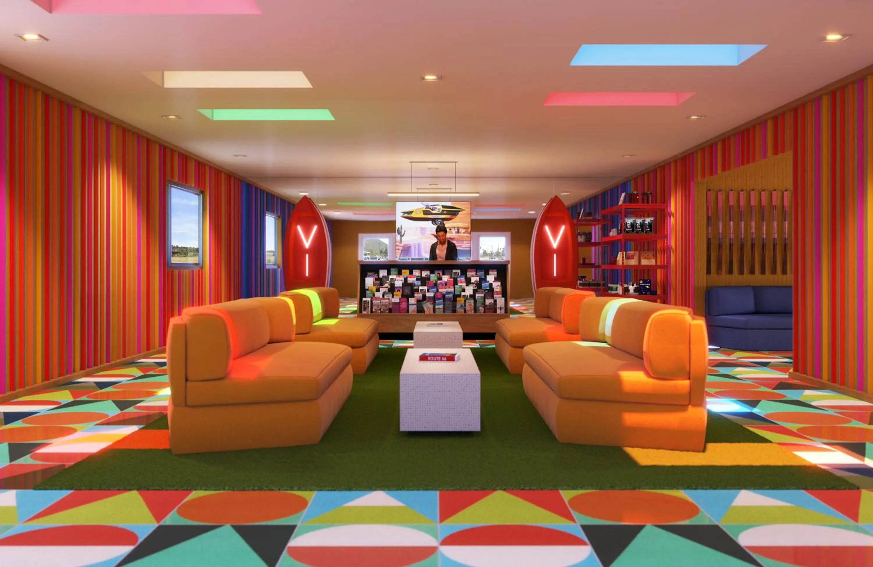 Lobby or reception in Americana Motor Hotel