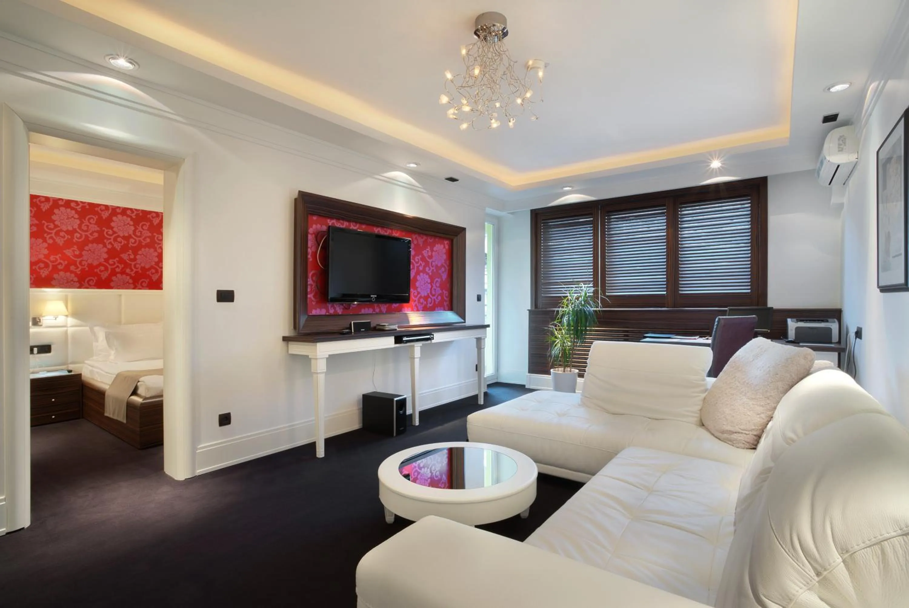 Living room in Garni Hotel Crystal