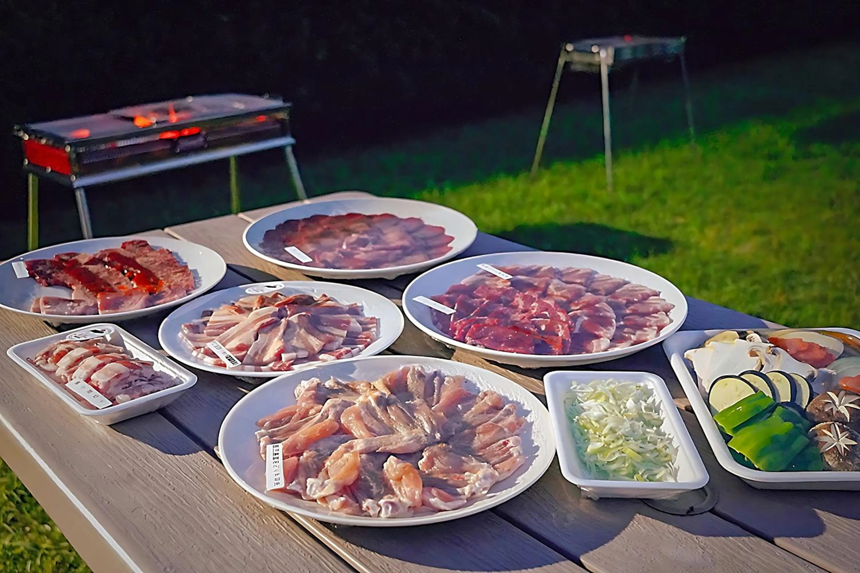 BBQ facilities in Hotel Kailani