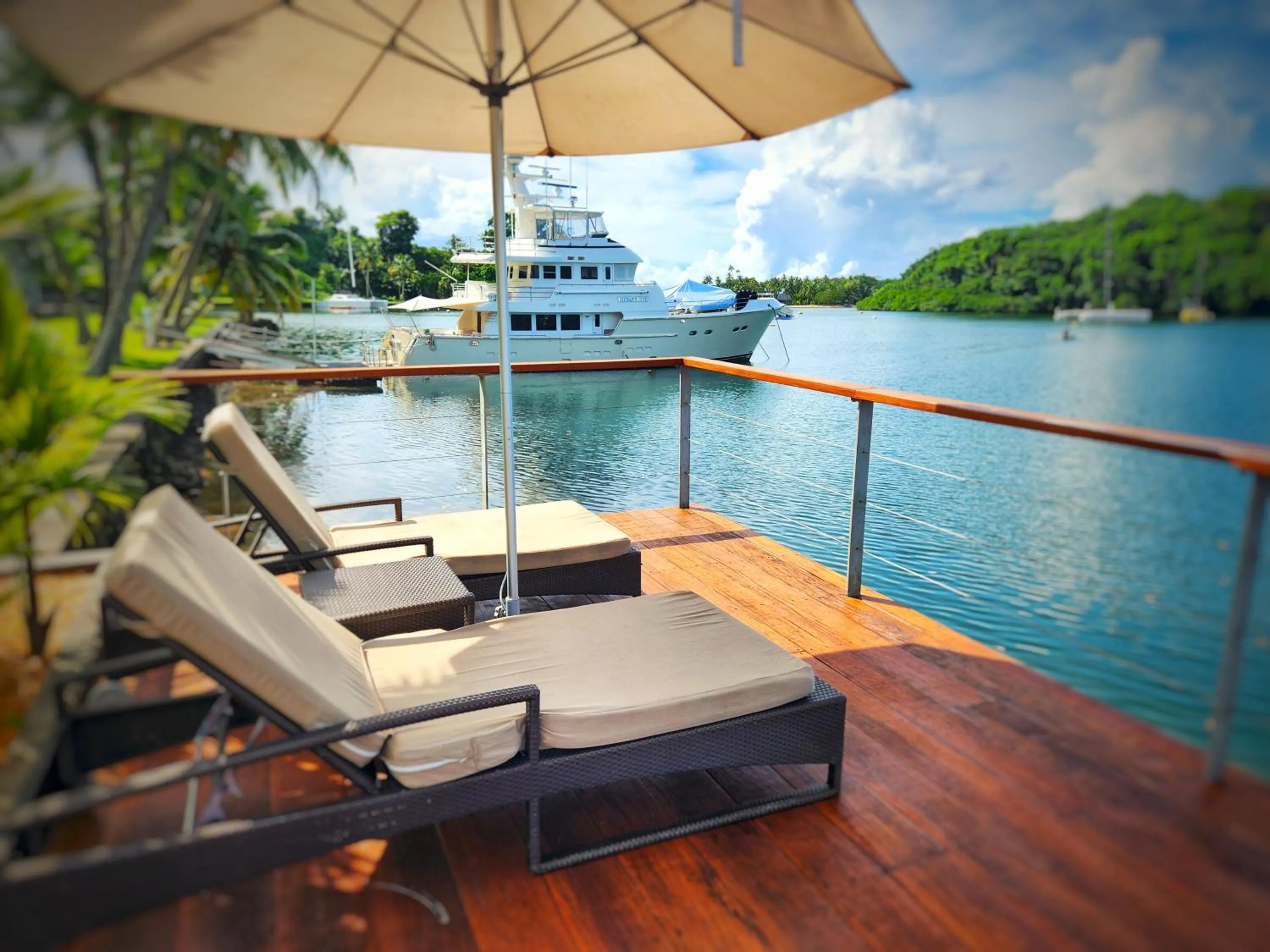 Natural landscape in Novotel Suva Lami Bay