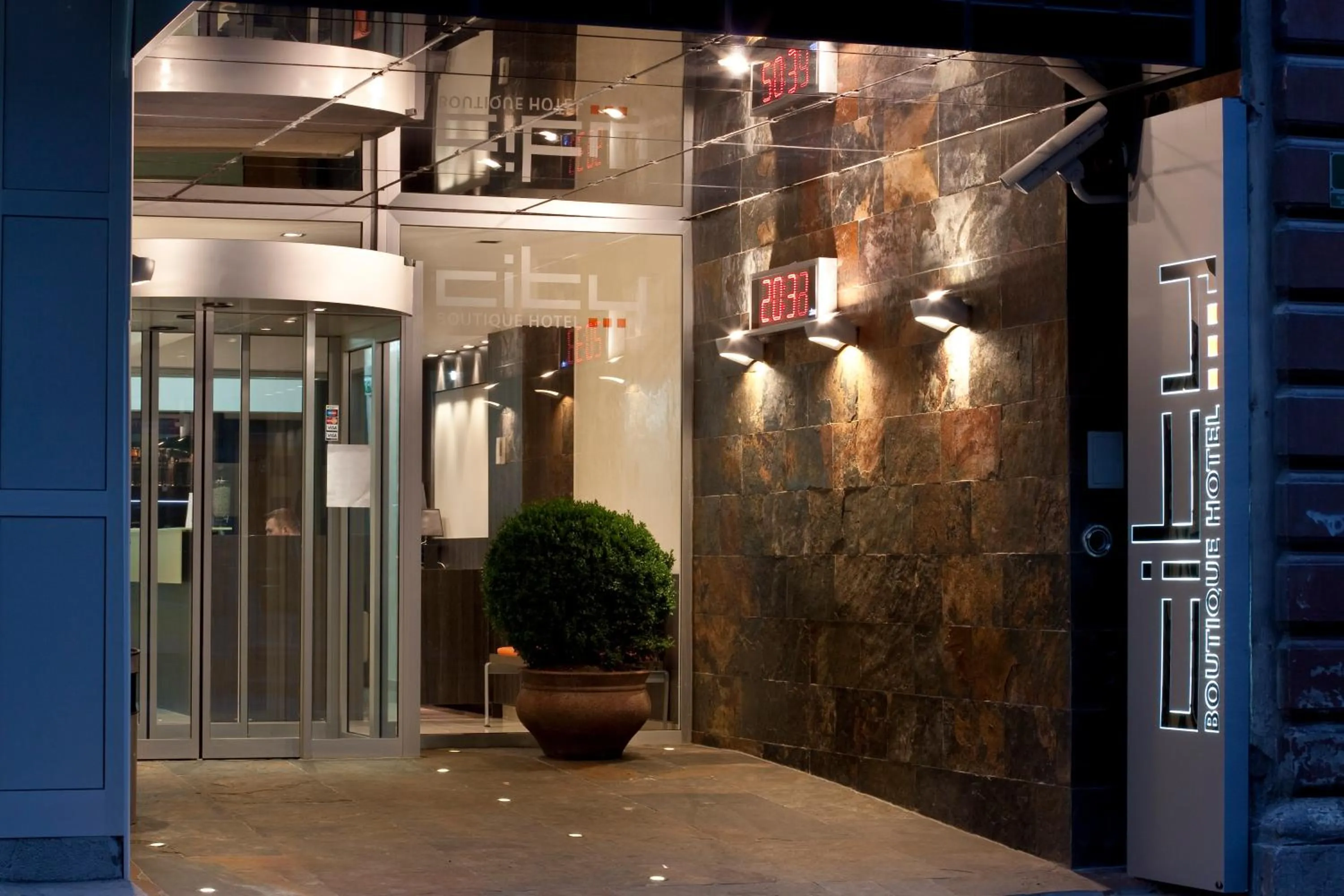 Facade/entrance in City Boutique Hotel