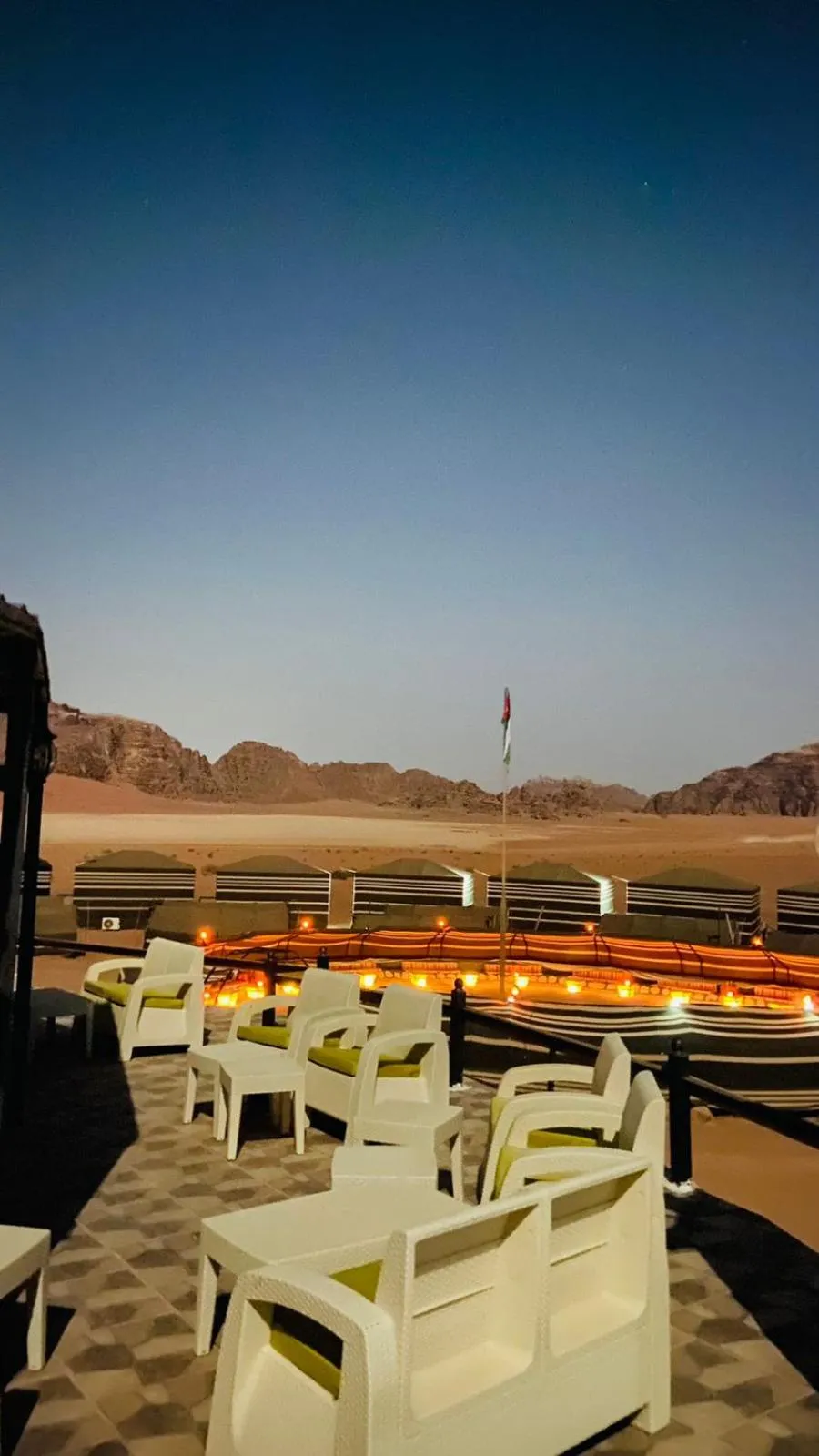 Balcony/Terrace in Wadi Rum Majestic Camp