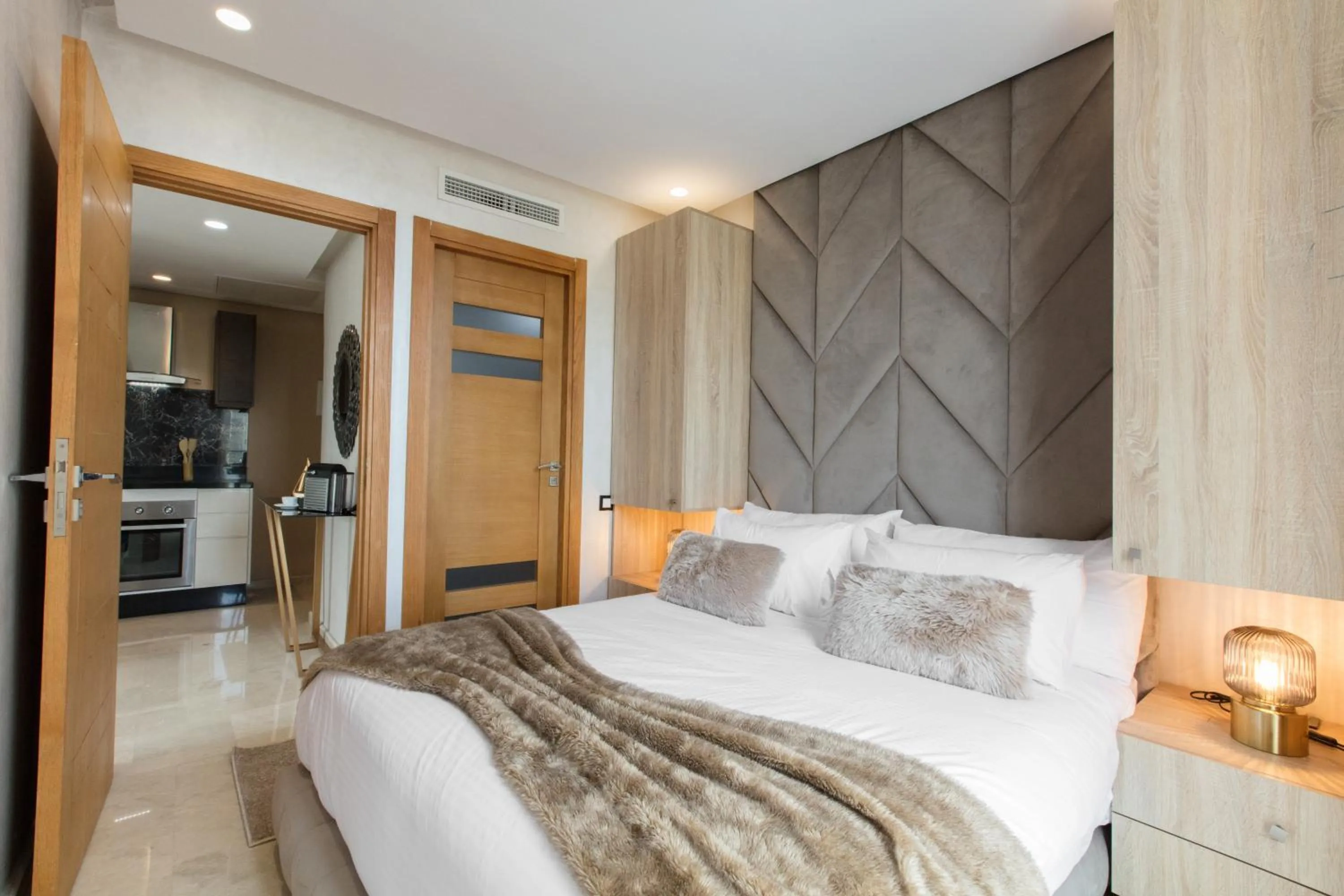 Photo of the whole room, Bed in ZEN Suites Hotel Massira