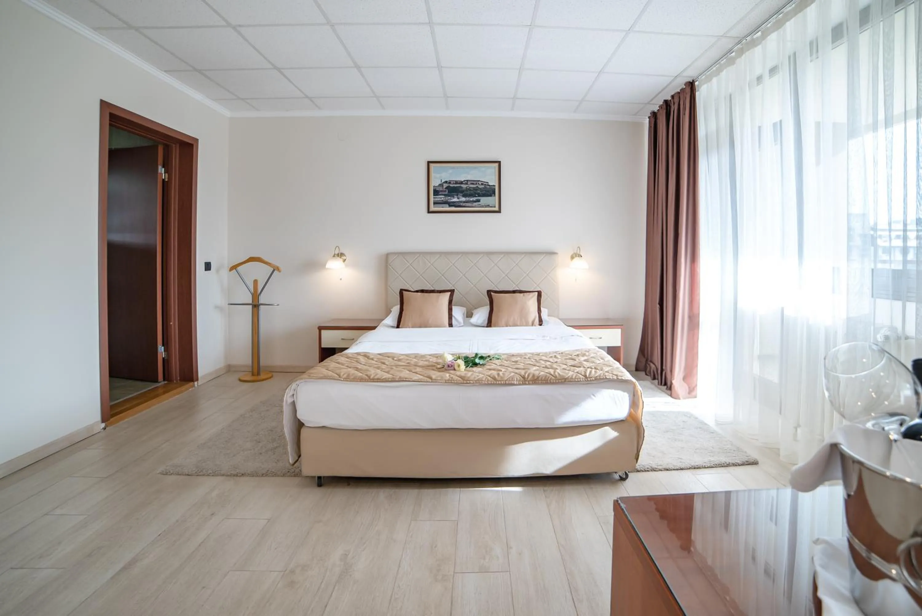 Bed in Hotel Novi Sad