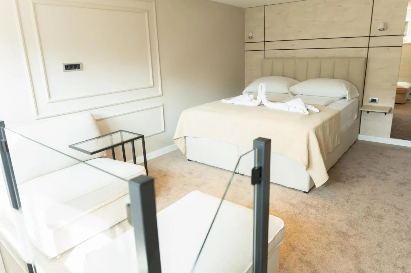 Bed in Garni Boutique Hotel Arta