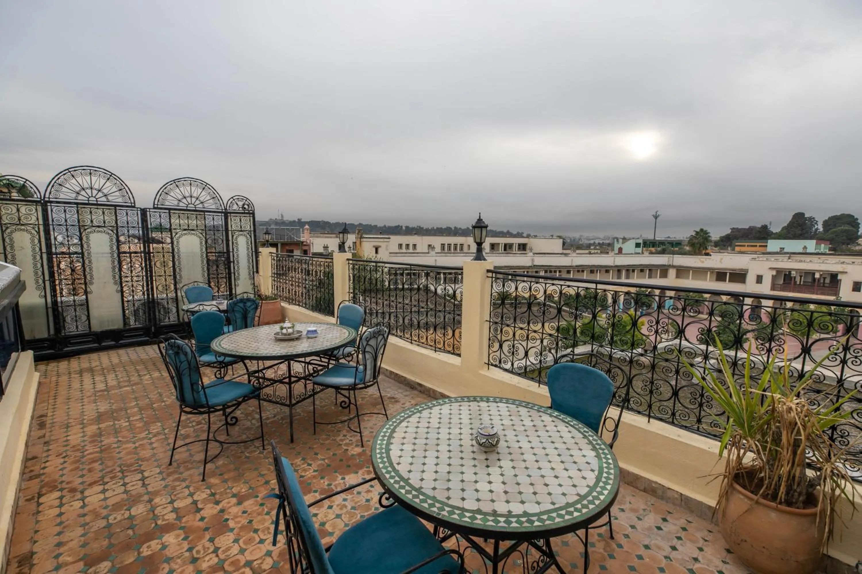 Balcony/Terrace in Riad La Perle De La Médina