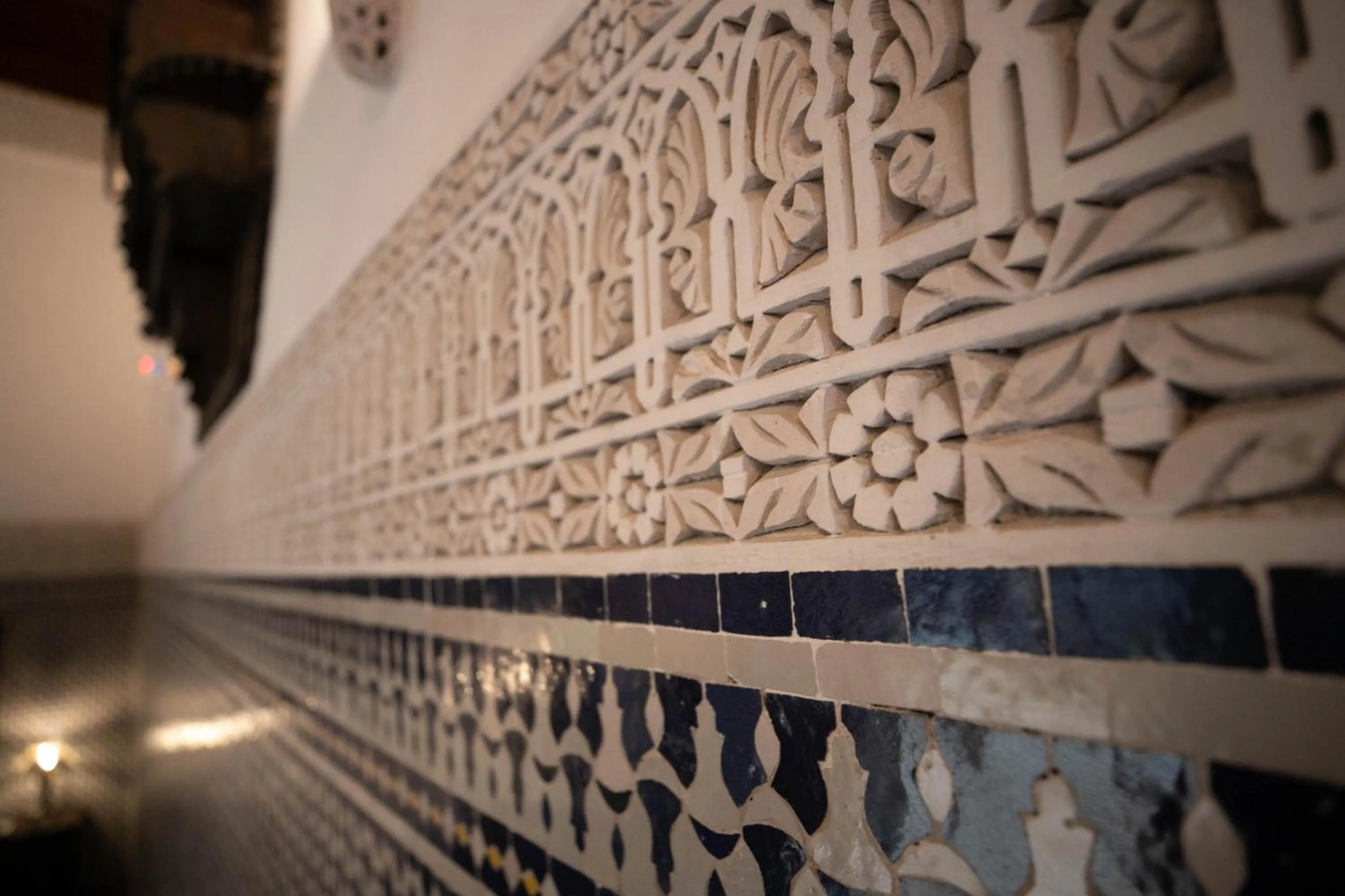 Decorative detail in Riad La Perle De La Médina
