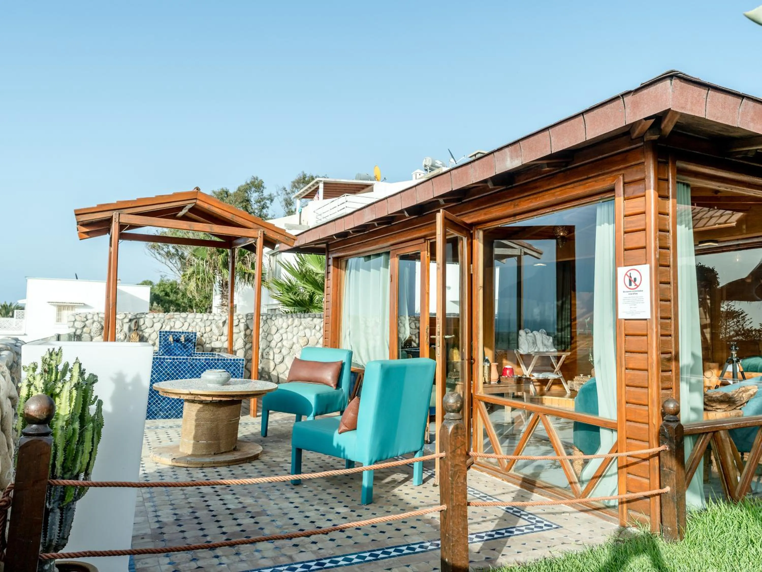 Patio in Chateau Eden El Rouh & Spa