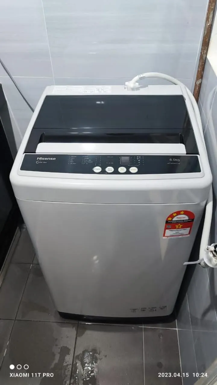 washing machine in kakao homestay ipoh town 2parking 3room 10pax wifi