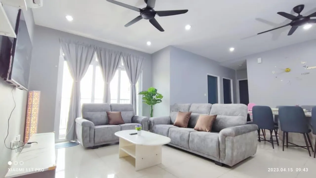 kakao homestay ipoh town 2parking 3room 10pax wifi