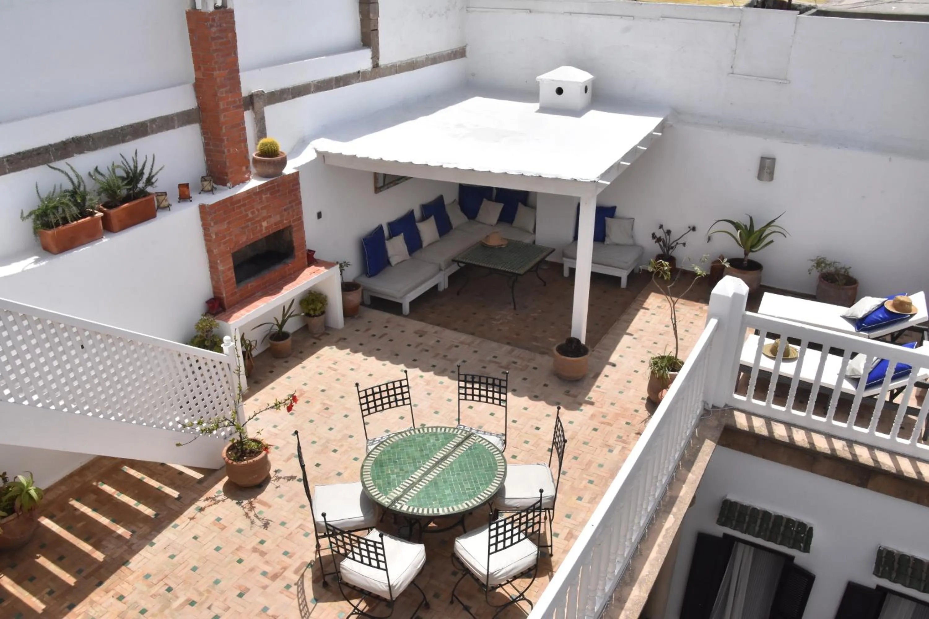 Patio in RIAD DAR ASSALAMA Terrasse Vue Mer