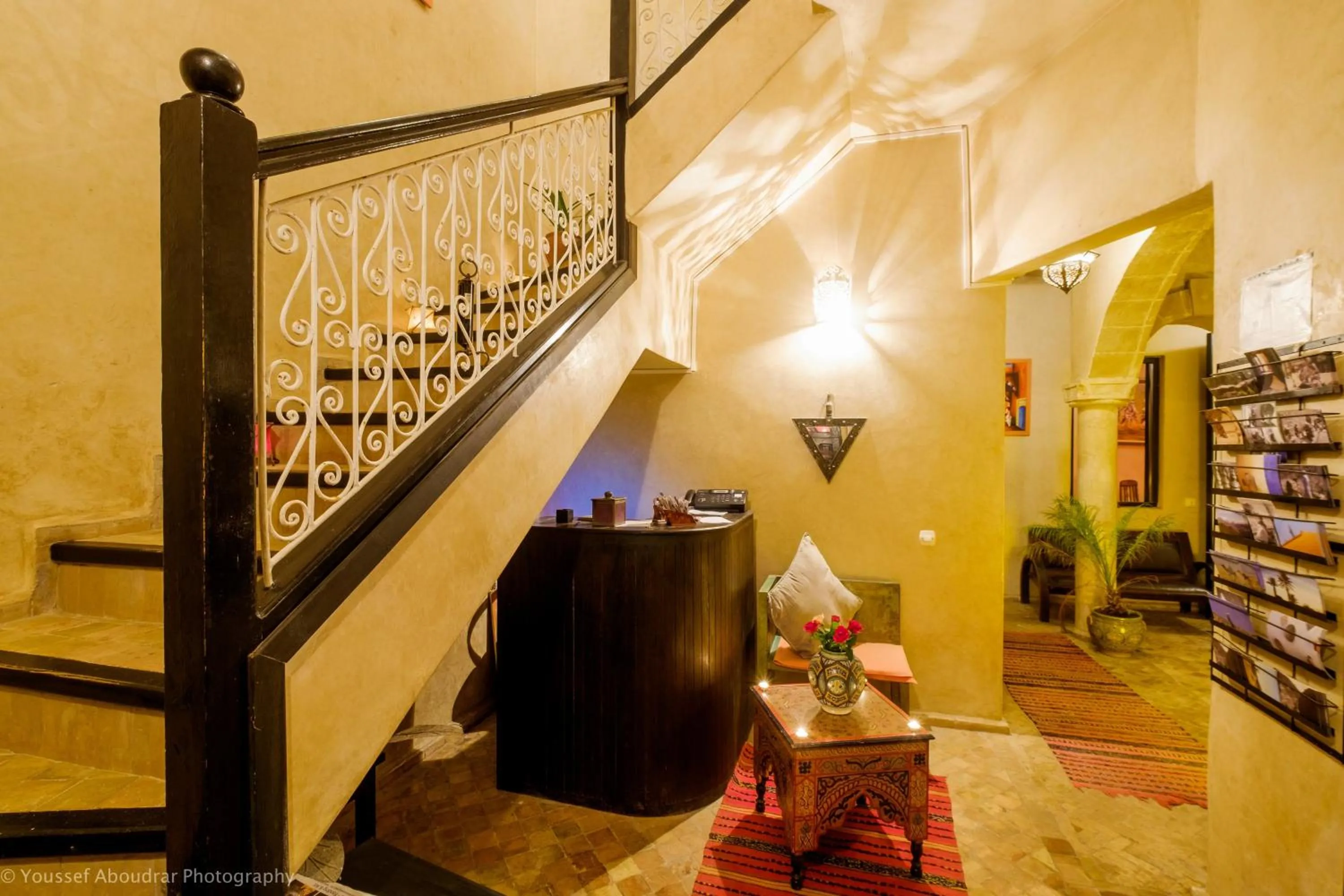 Lobby or reception in RIAD DAR ASSALAMA Terrasse Vue Mer