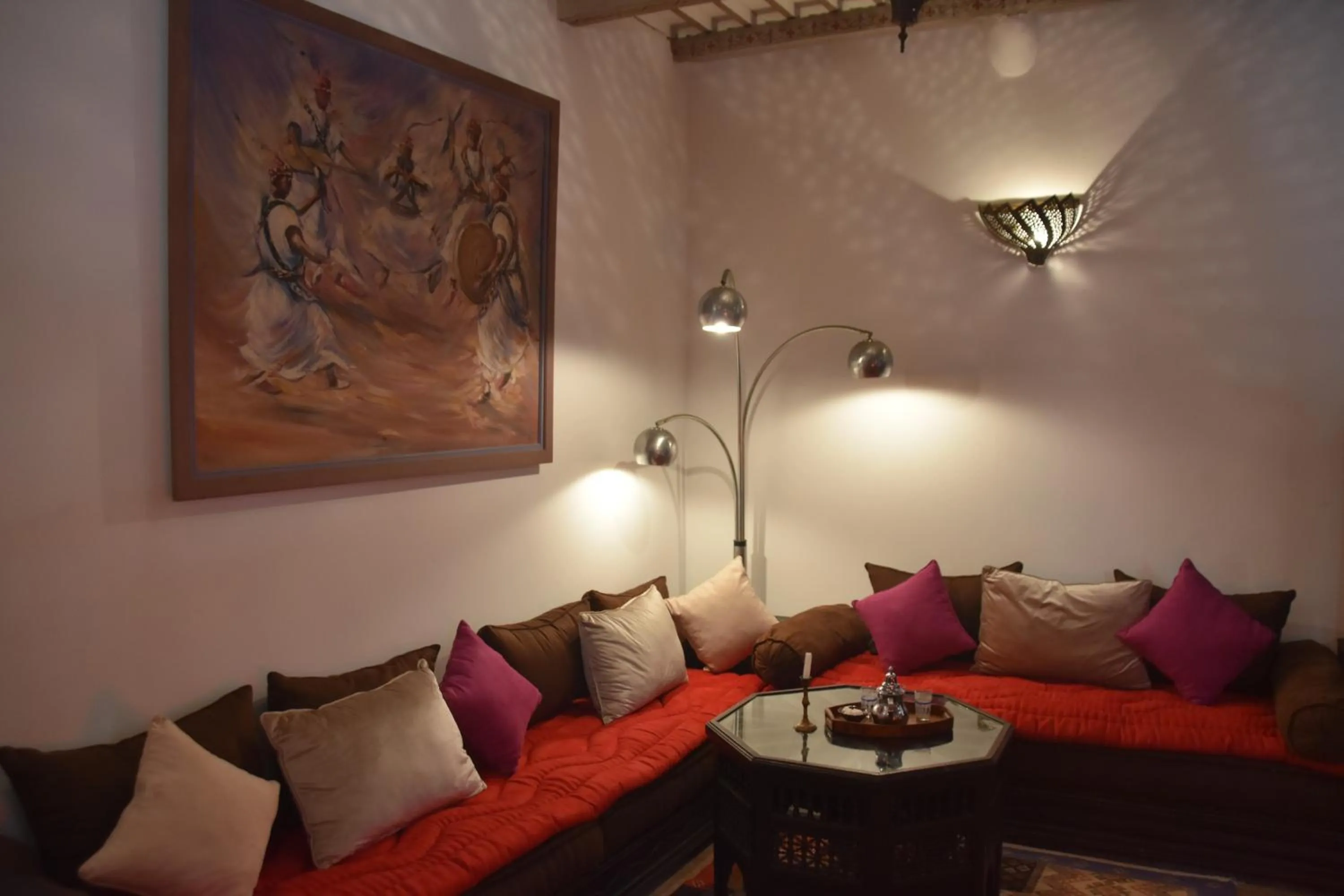 Living room in RIAD DAR ASSALAMA Terrasse Vue Mer