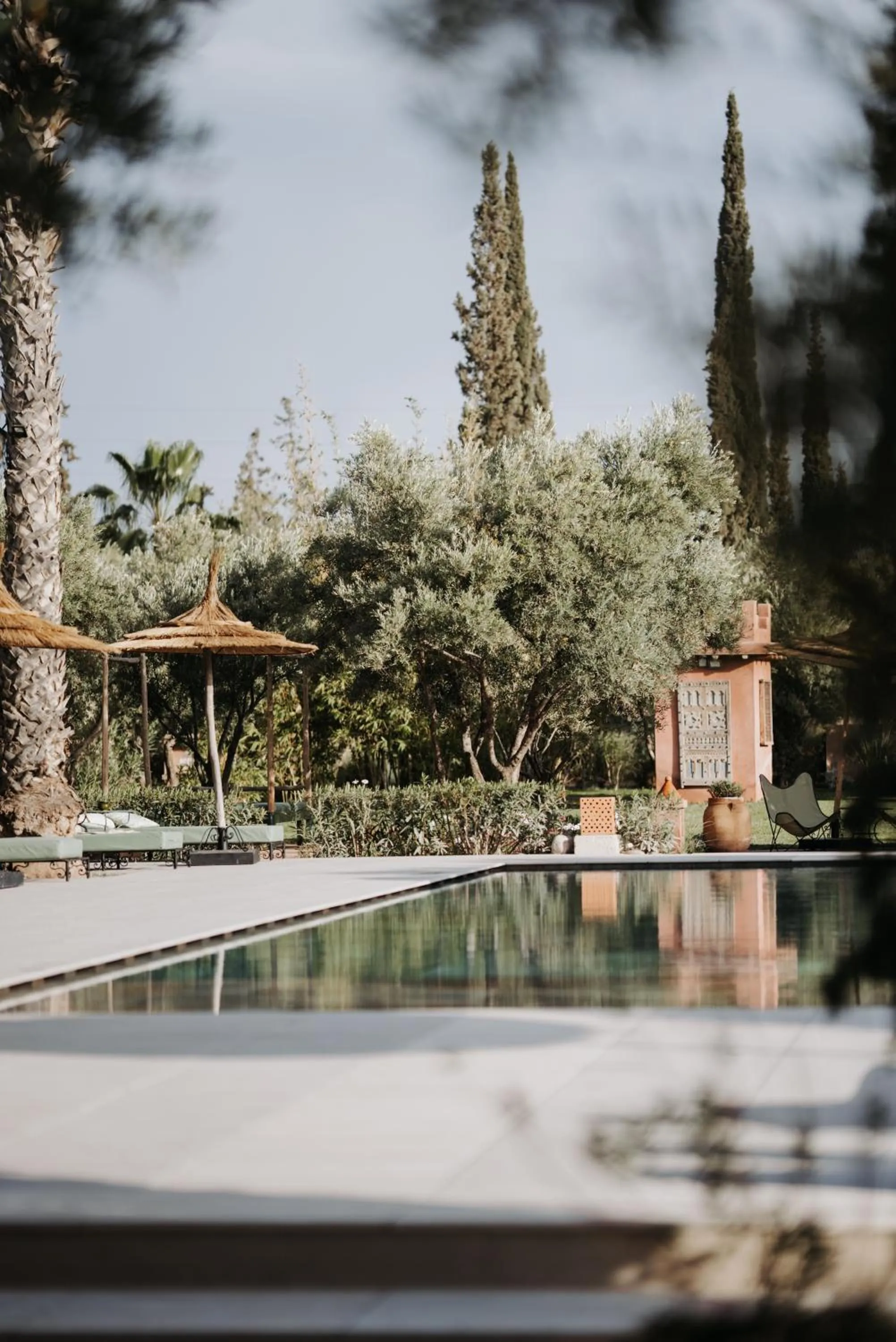 Garden view in Domaine de Tameslohte