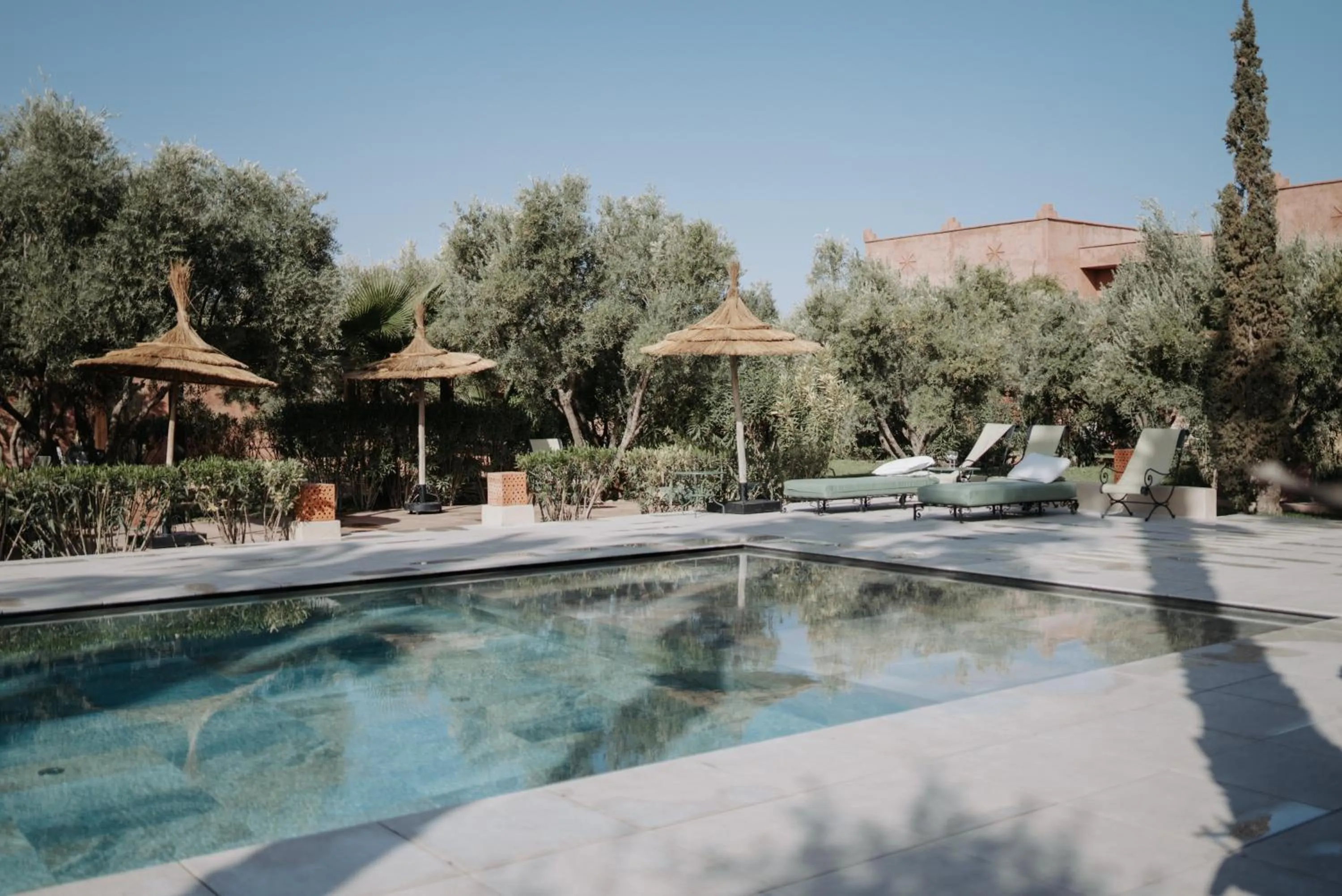 Swimming pool in Domaine de Tameslohte
