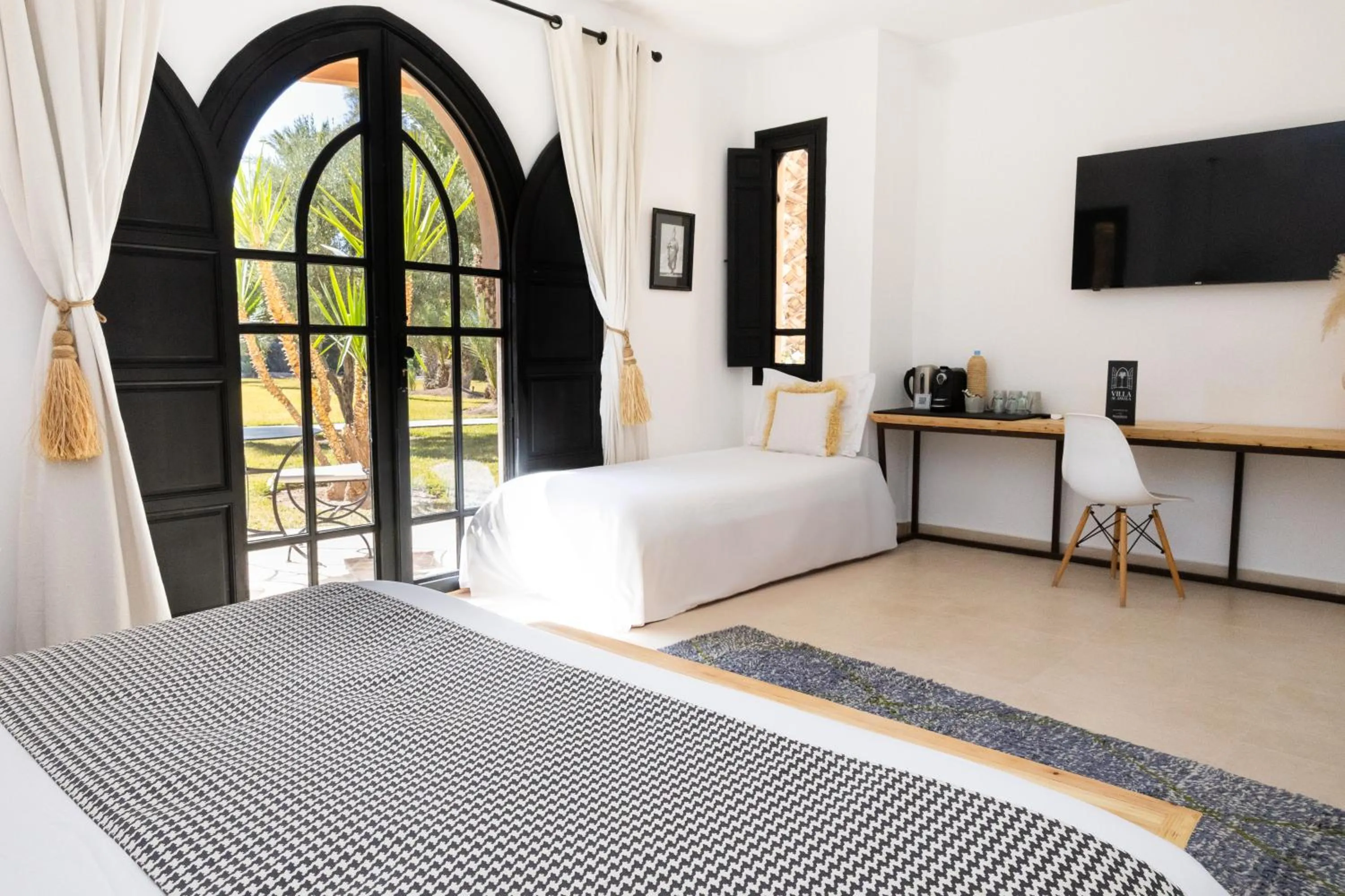 Coffee/tea facilities, Bed in Villa Al Assala Palmeraie