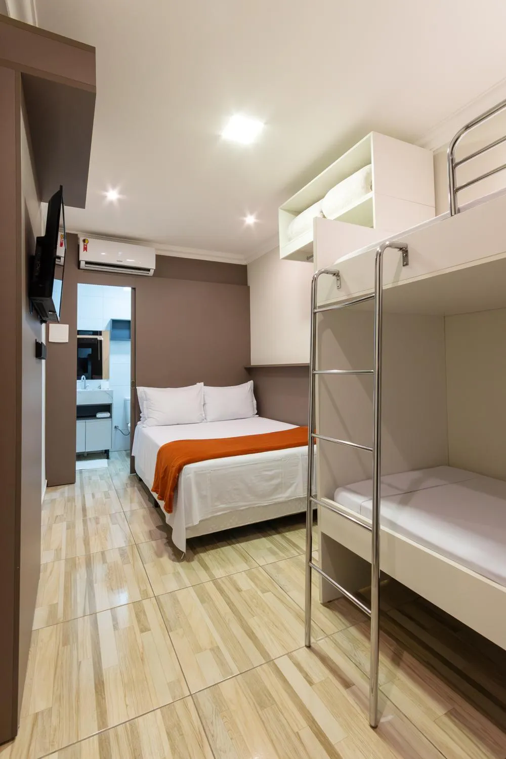 Bed in Hotel Gigante Beach Itapema