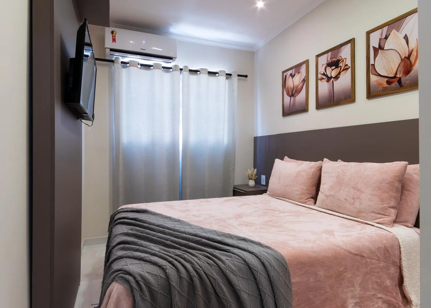 Bed in Hotel Gigante Beach Itapema