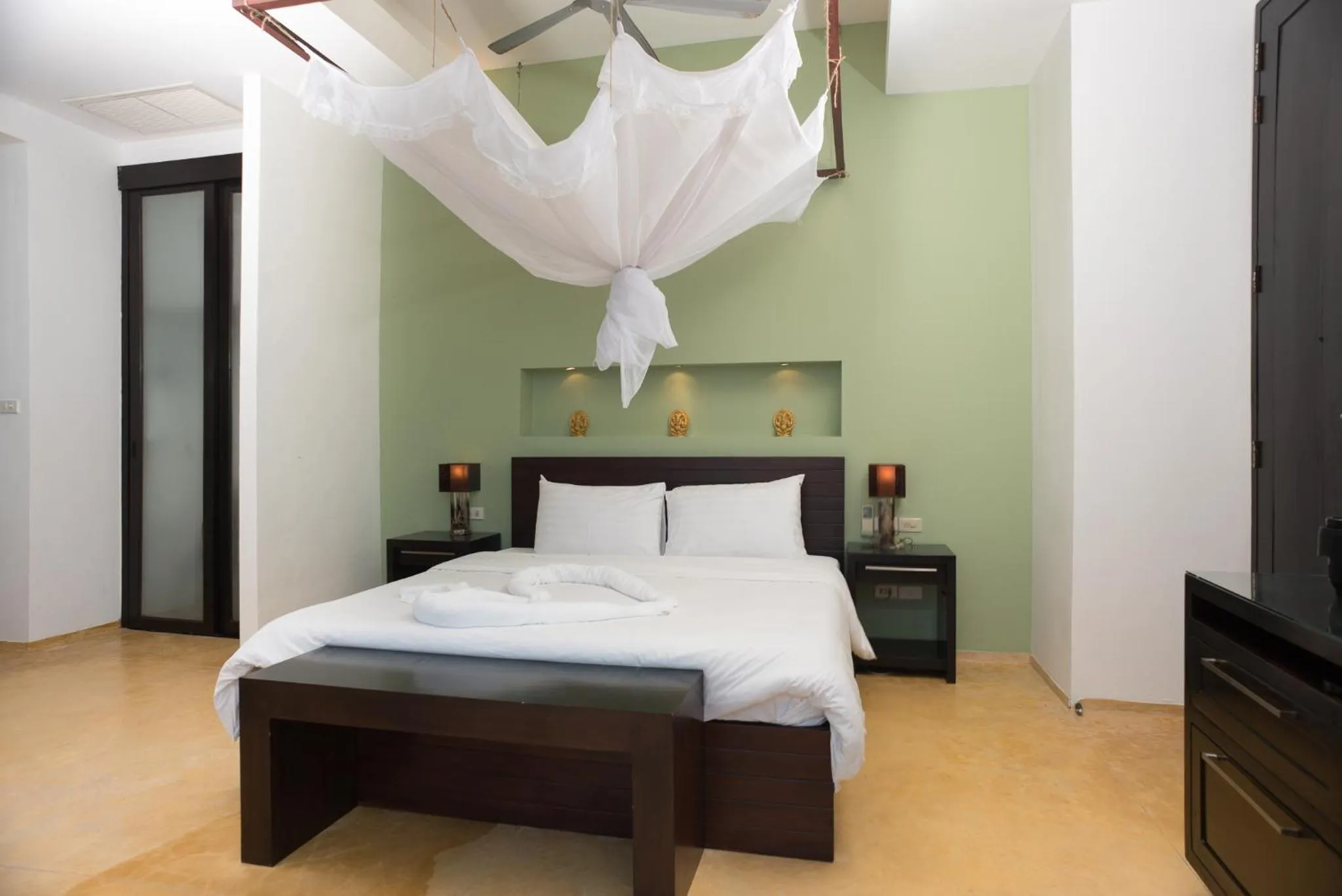 Bed in Mandalai Hotel