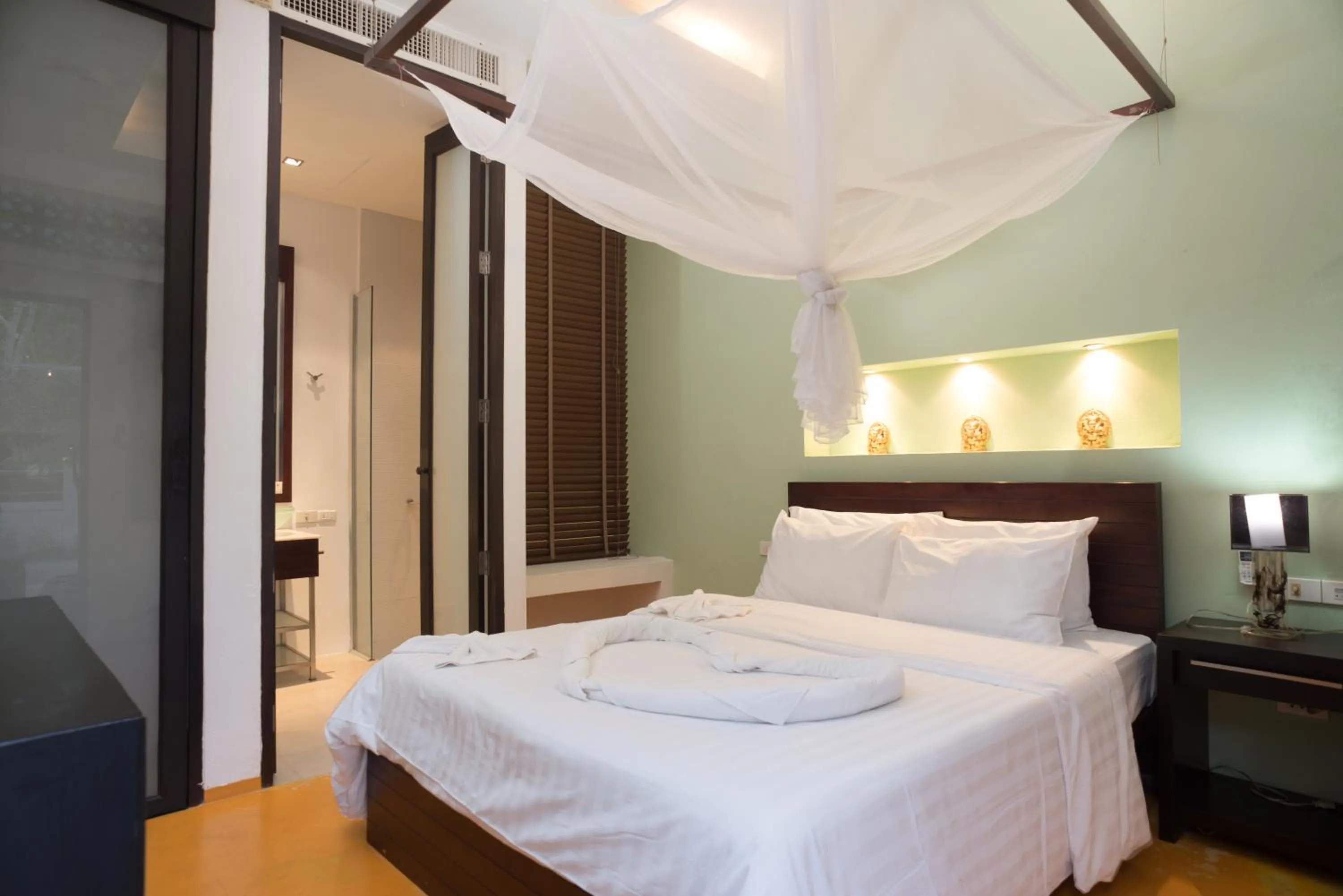 Bed in Mandalai Hotel