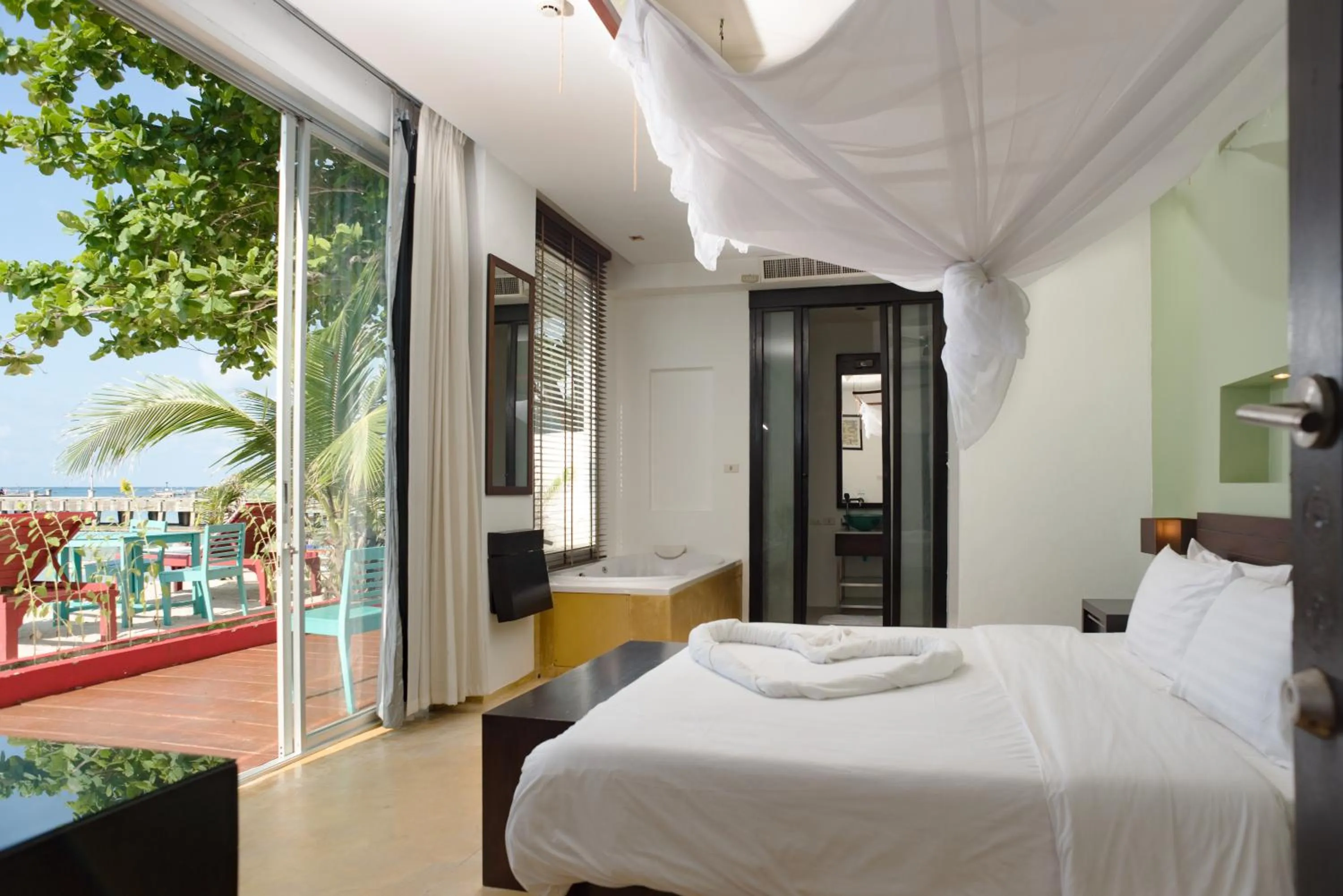 Bed in Mandalai Hotel