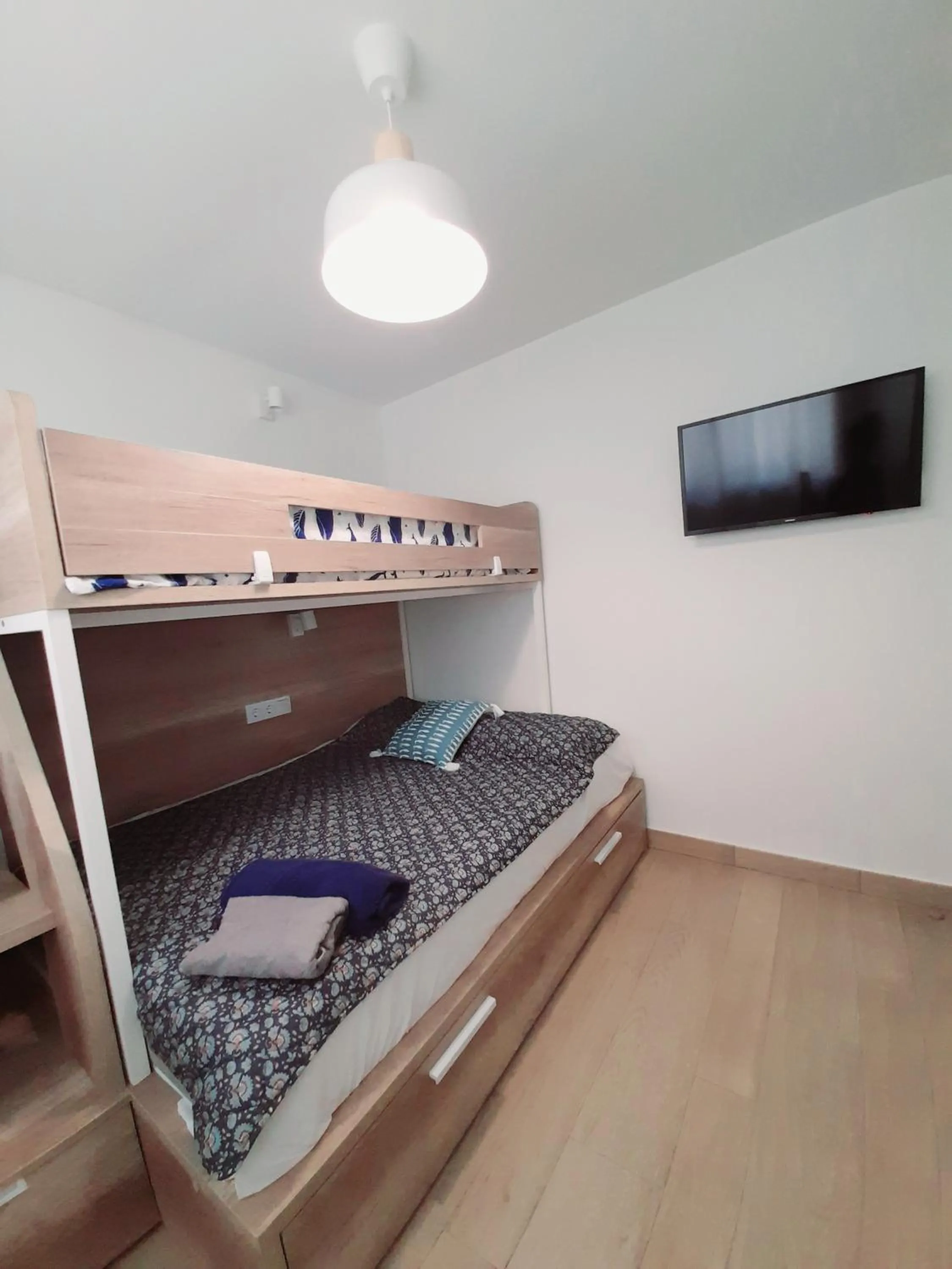 Bed in Gran piso en Puerto deportivo Marina Palamós IDEAL FAMILIAS