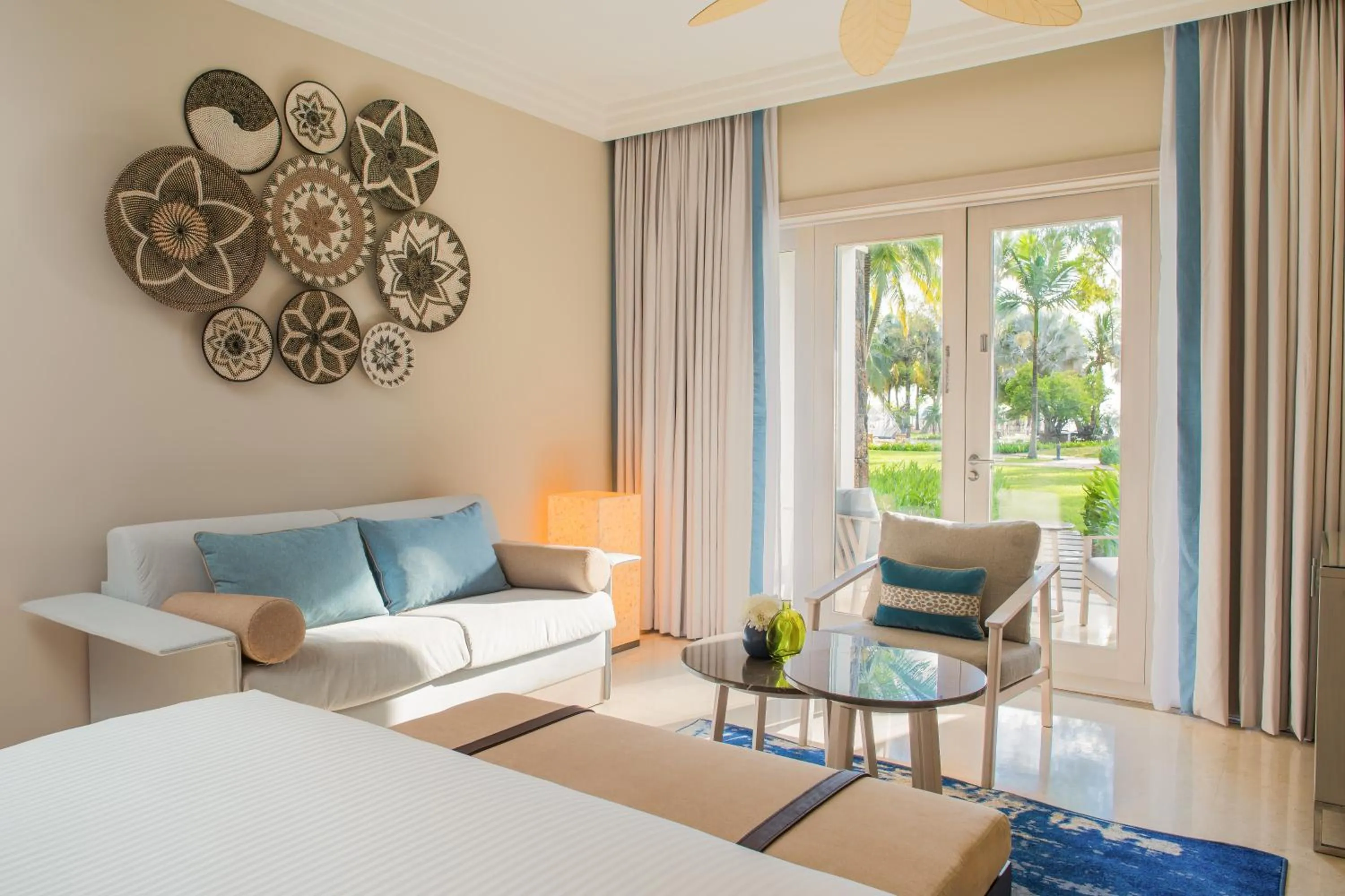 View (from property/room), Bed in InterContinental Mauritius Resort Balaclava Fort by IHG