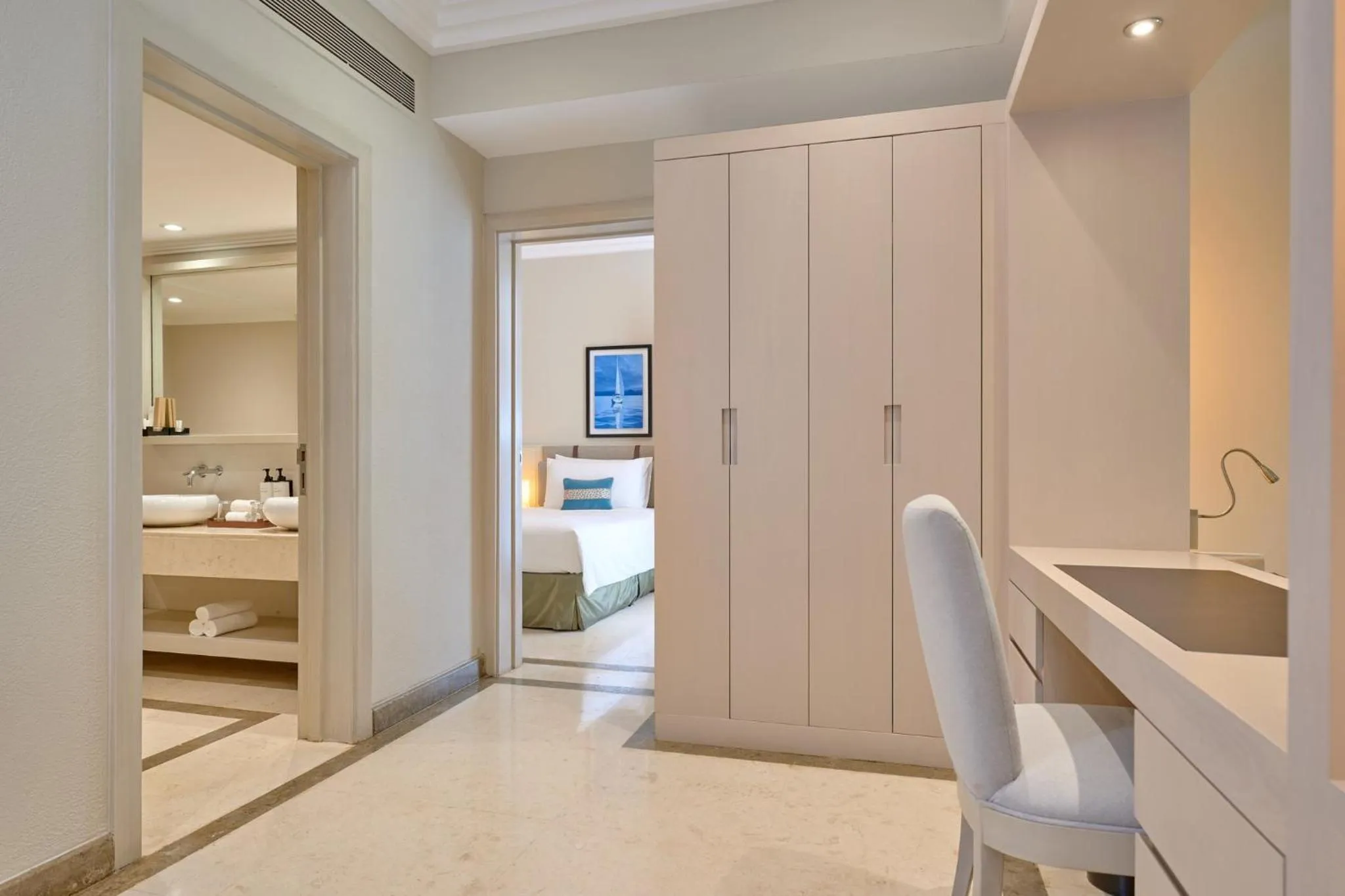 Photo of the whole room, Bed in InterContinental Mauritius Resort Balaclava Fort by IHG