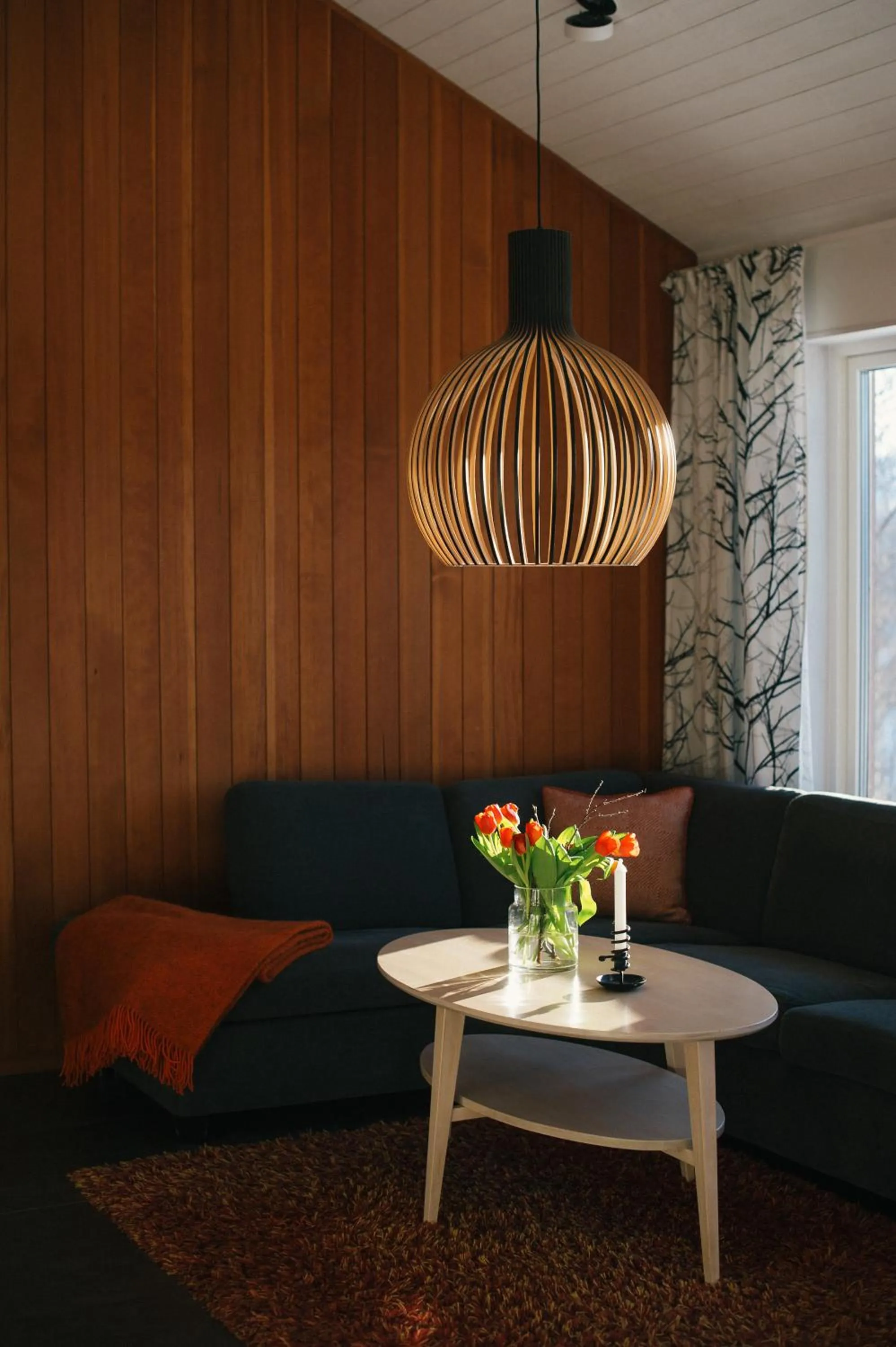 Living room in Fjällfrid stugby