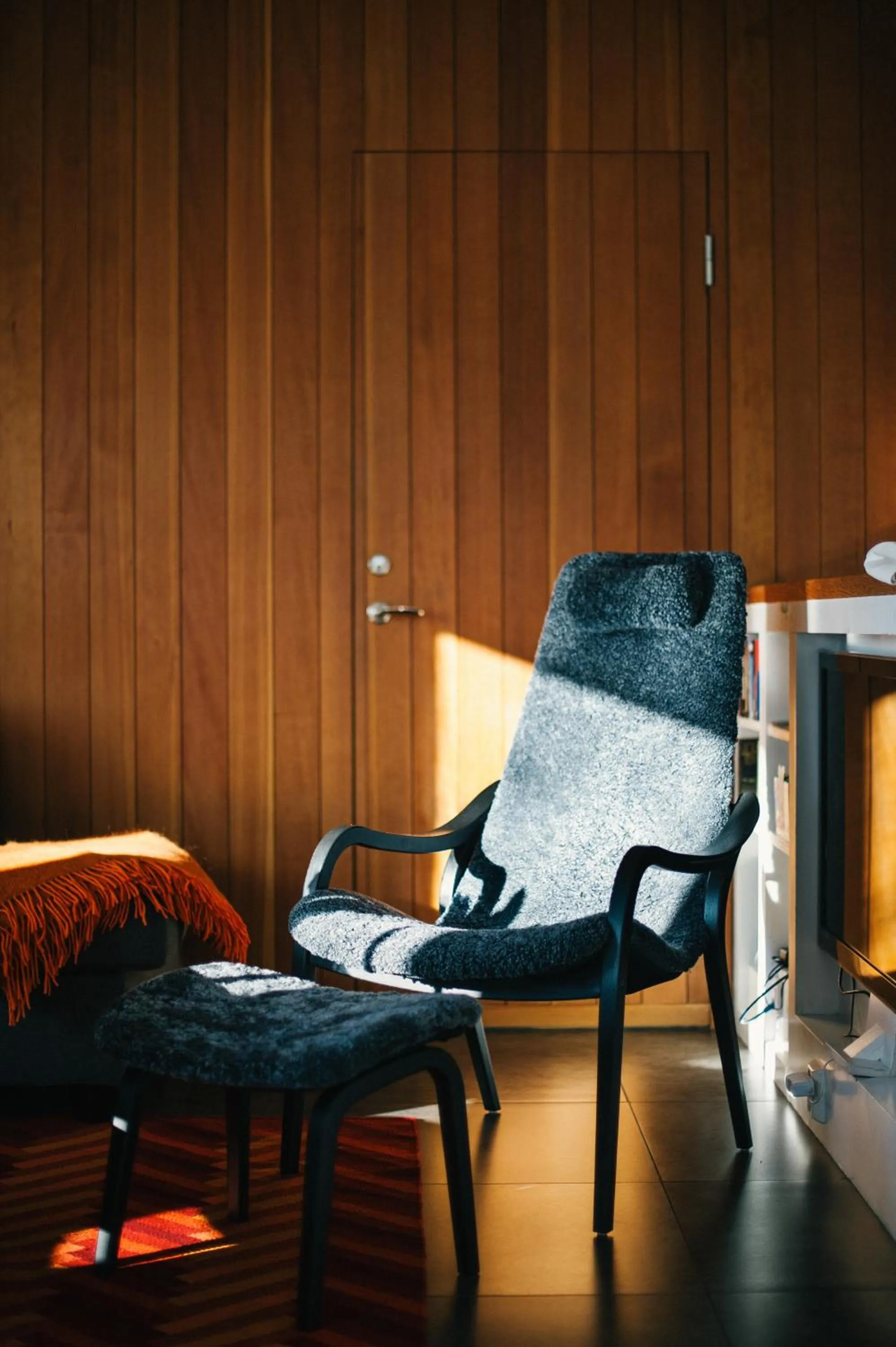 Living room in Fjällfrid stugby