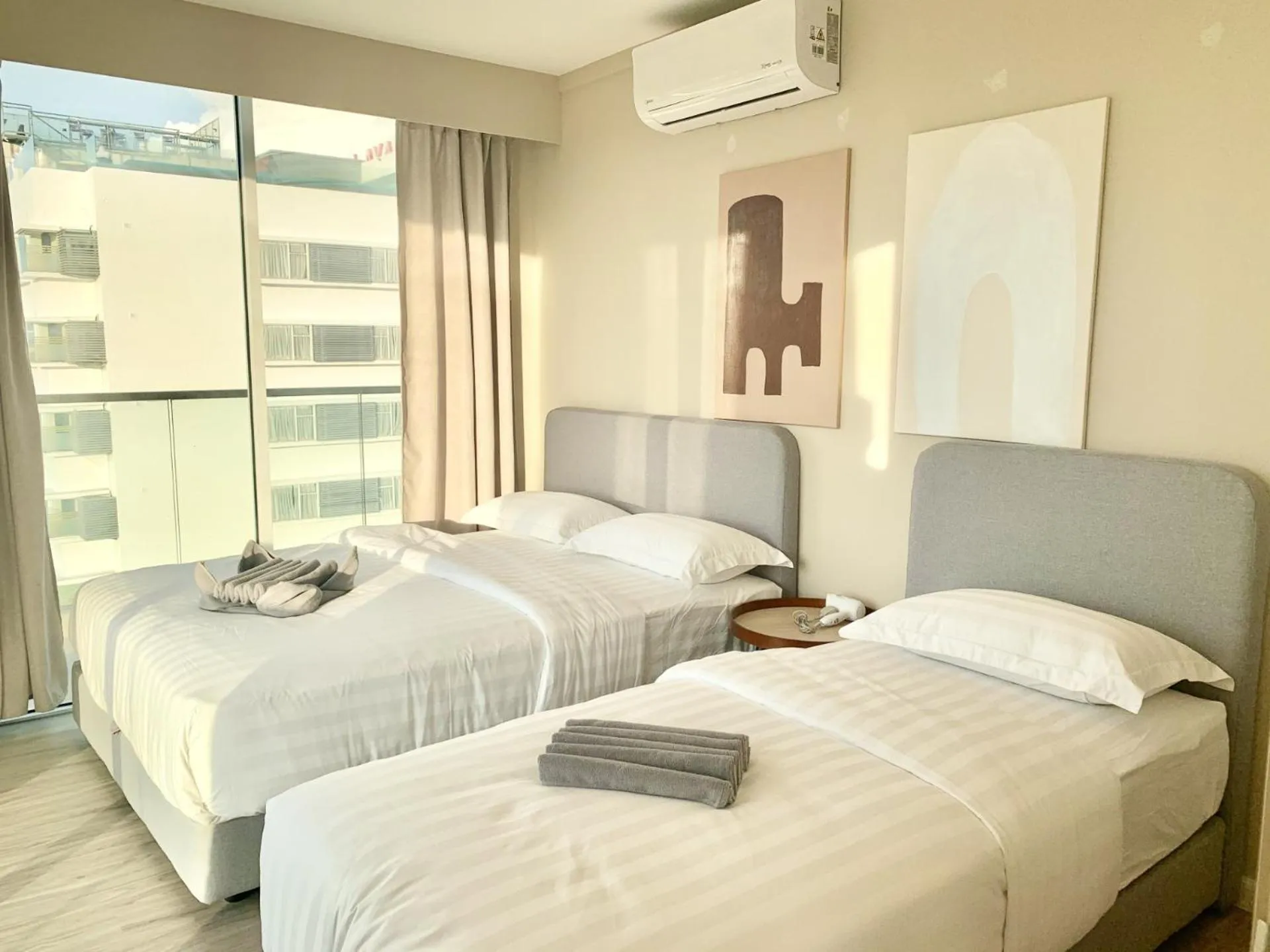 Bedroom, Bed in Deco Home @ Aru Suites