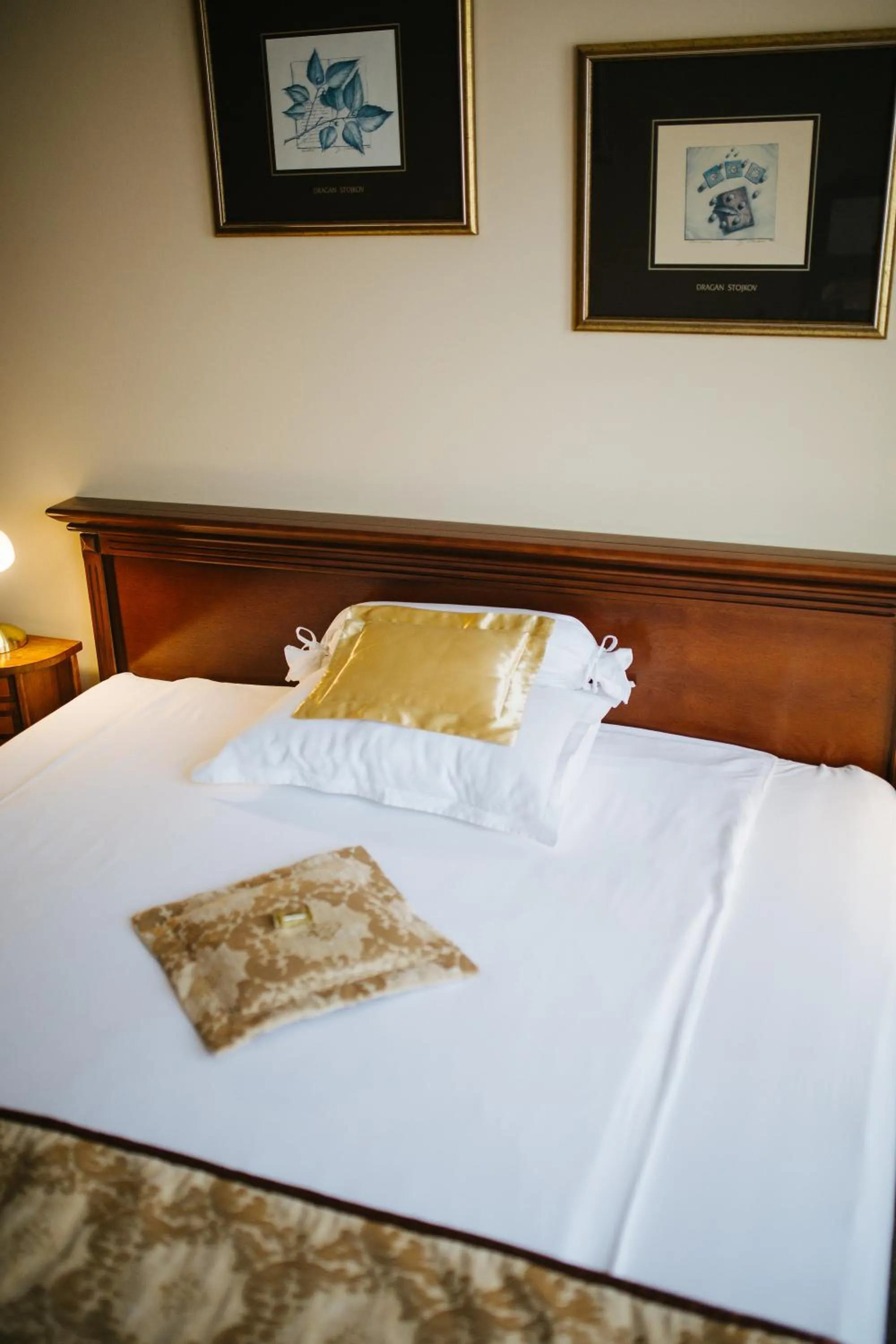 Bed in Garni Hotel Andric