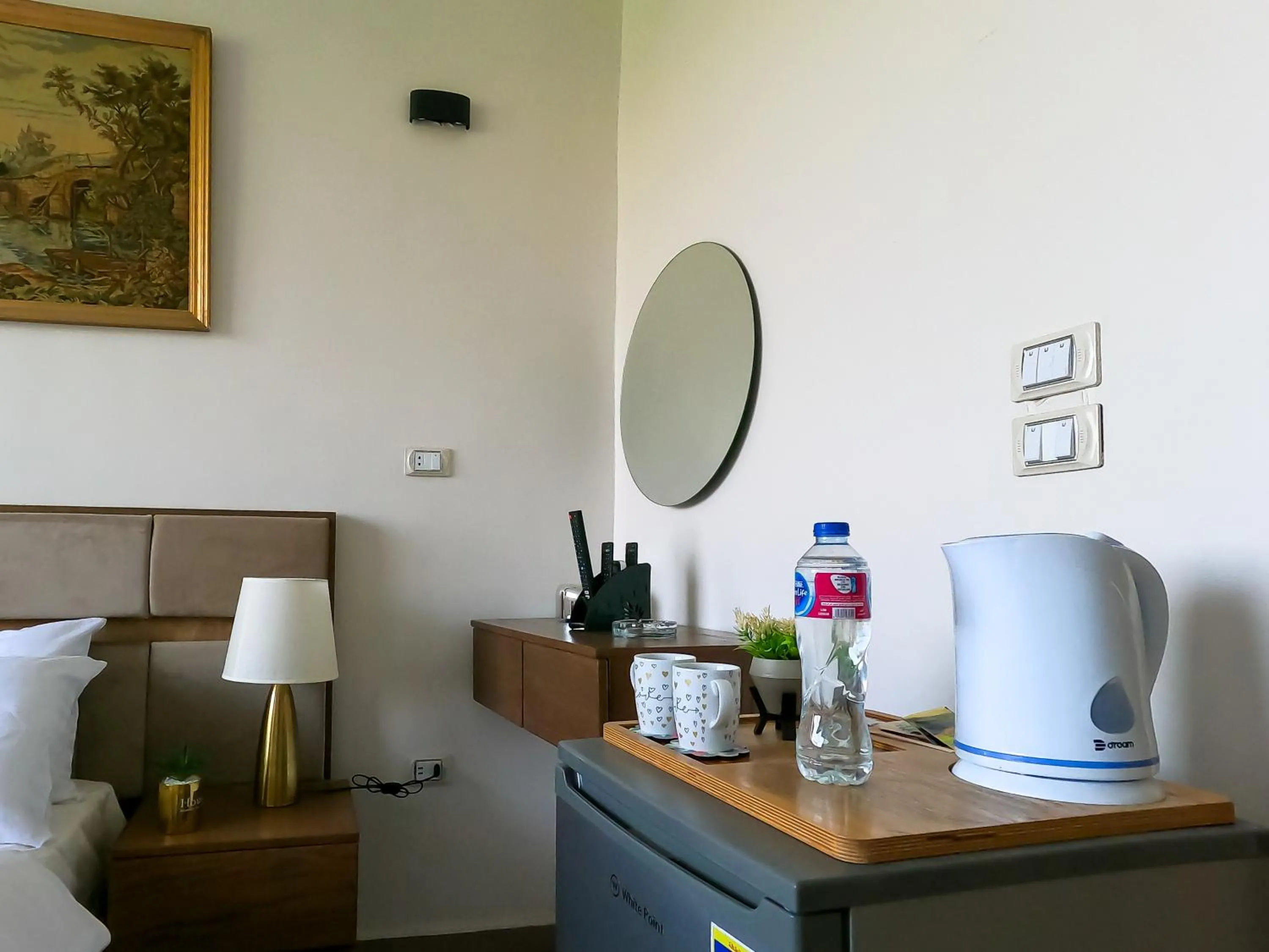 Bed in Crowne Pyramids View inn