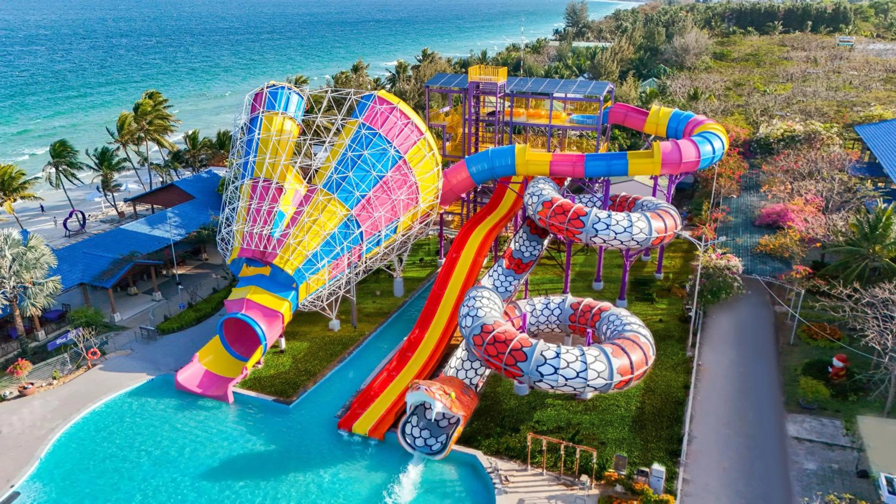 Aqua park in TTC Van Phong Bay Resort - Himalaya Sauna & Steam Retreat Included