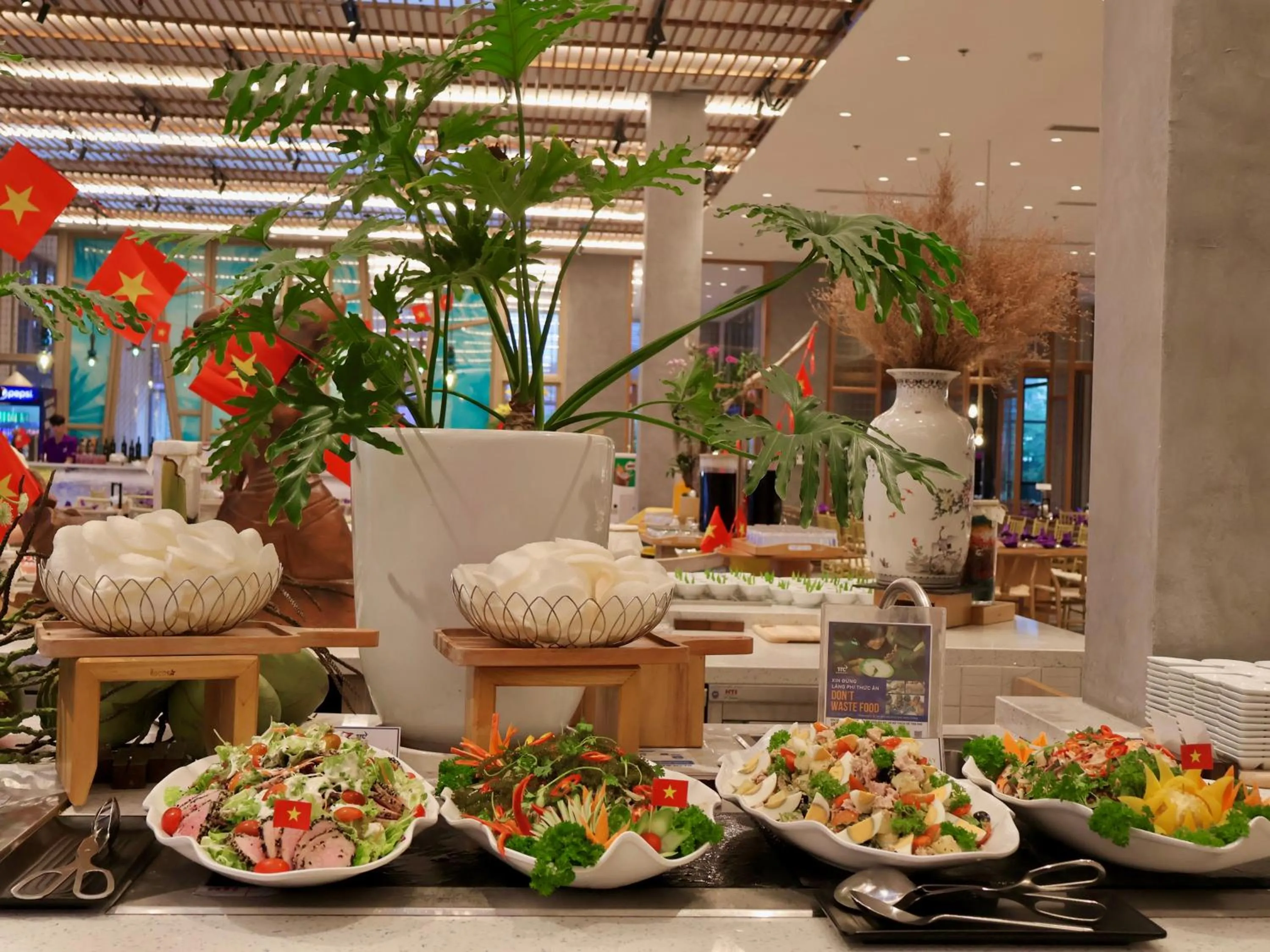 Food and drinks in TTC Van Phong Bay Resort - Himalaya Sauna & Steam Retreat Included