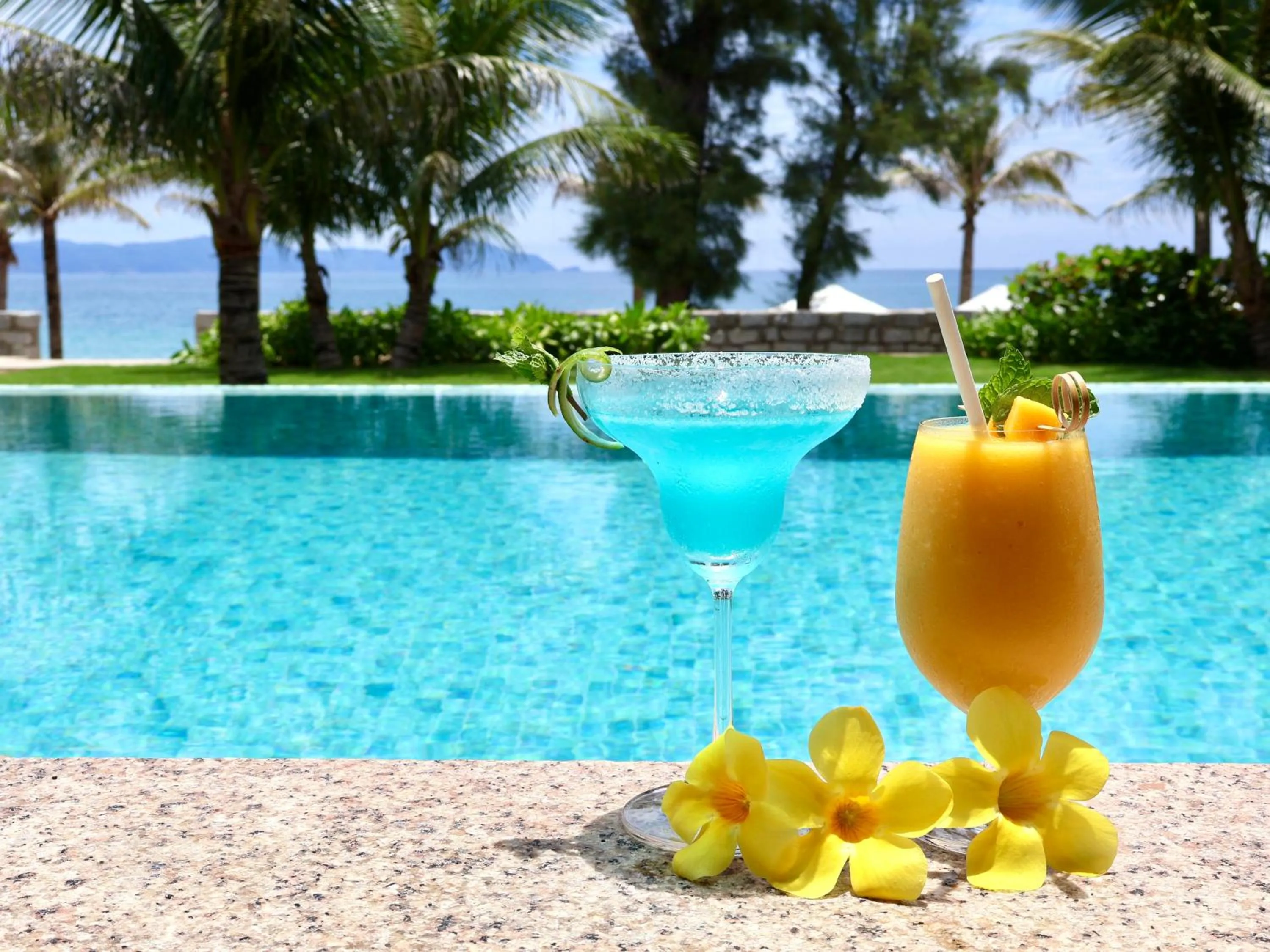 Food and drinks in TTC Van Phong Bay Resort - Himalaya Sauna & Steam Retreat Included