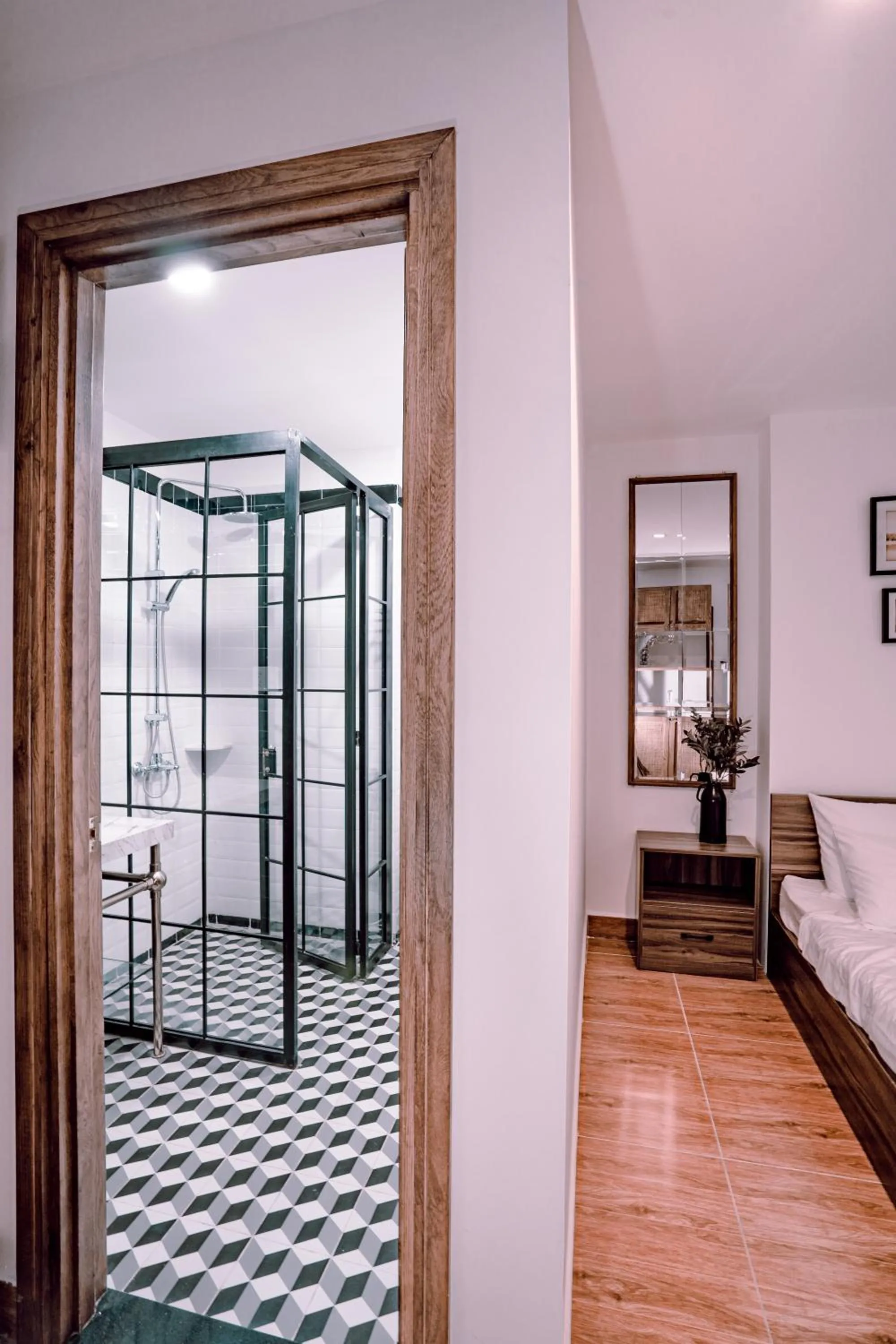 Photo of the whole room, Bed in Mint Hotel Bui Vien Q1