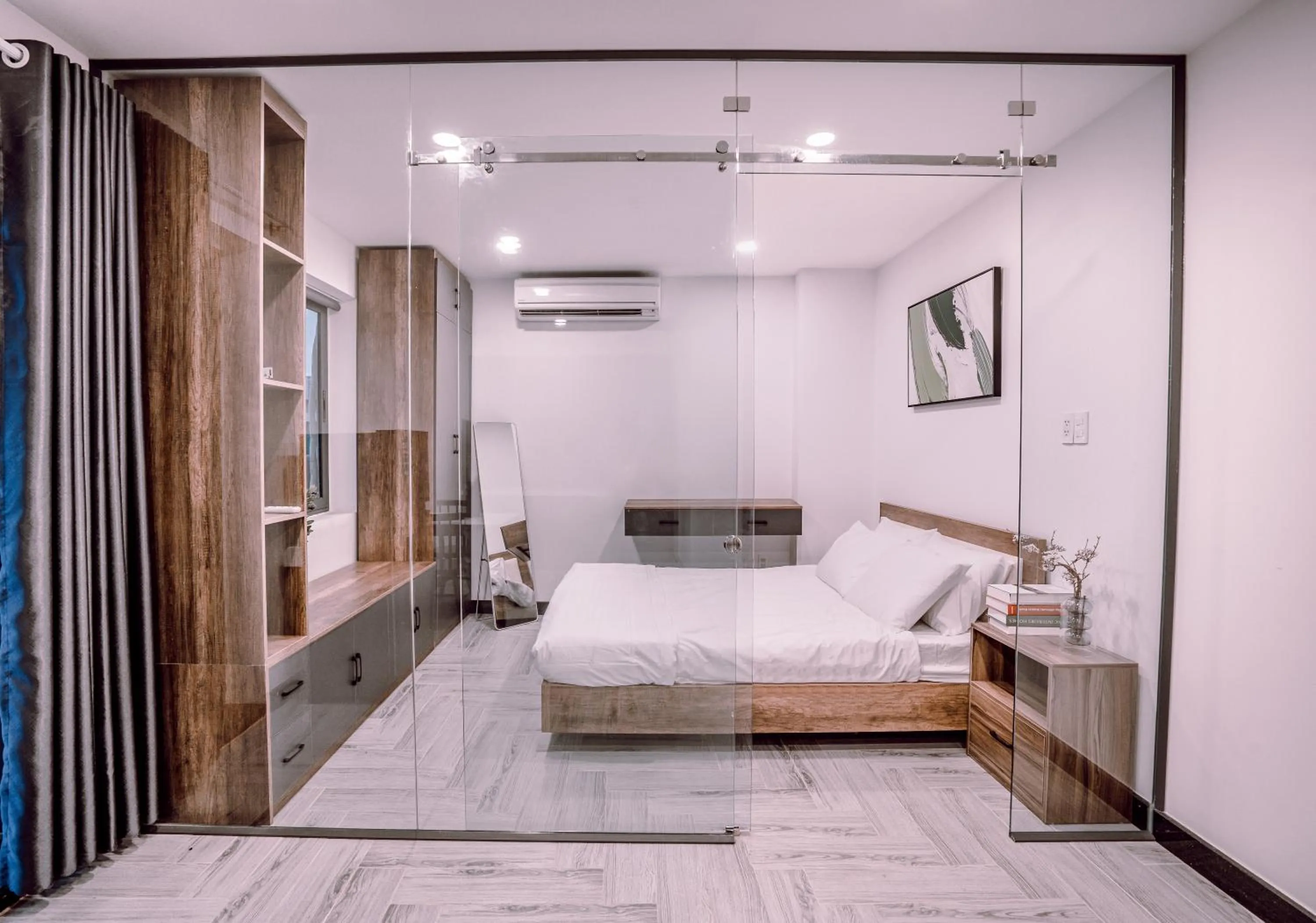 Photo of the whole room, Bed in Mint Hotel Bui Vien Q1