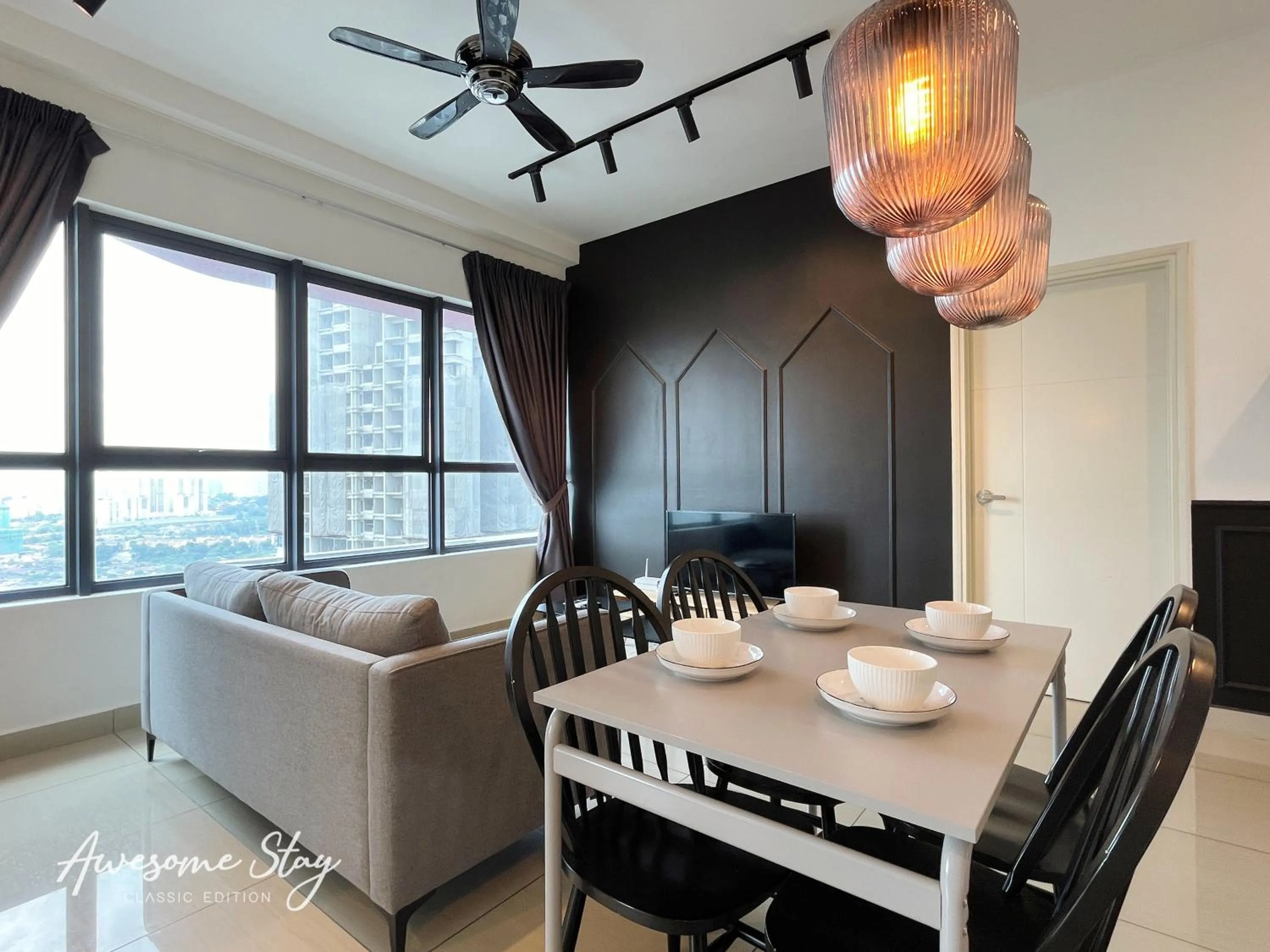 Living room in Arte Plus Ampang By Awesomestay